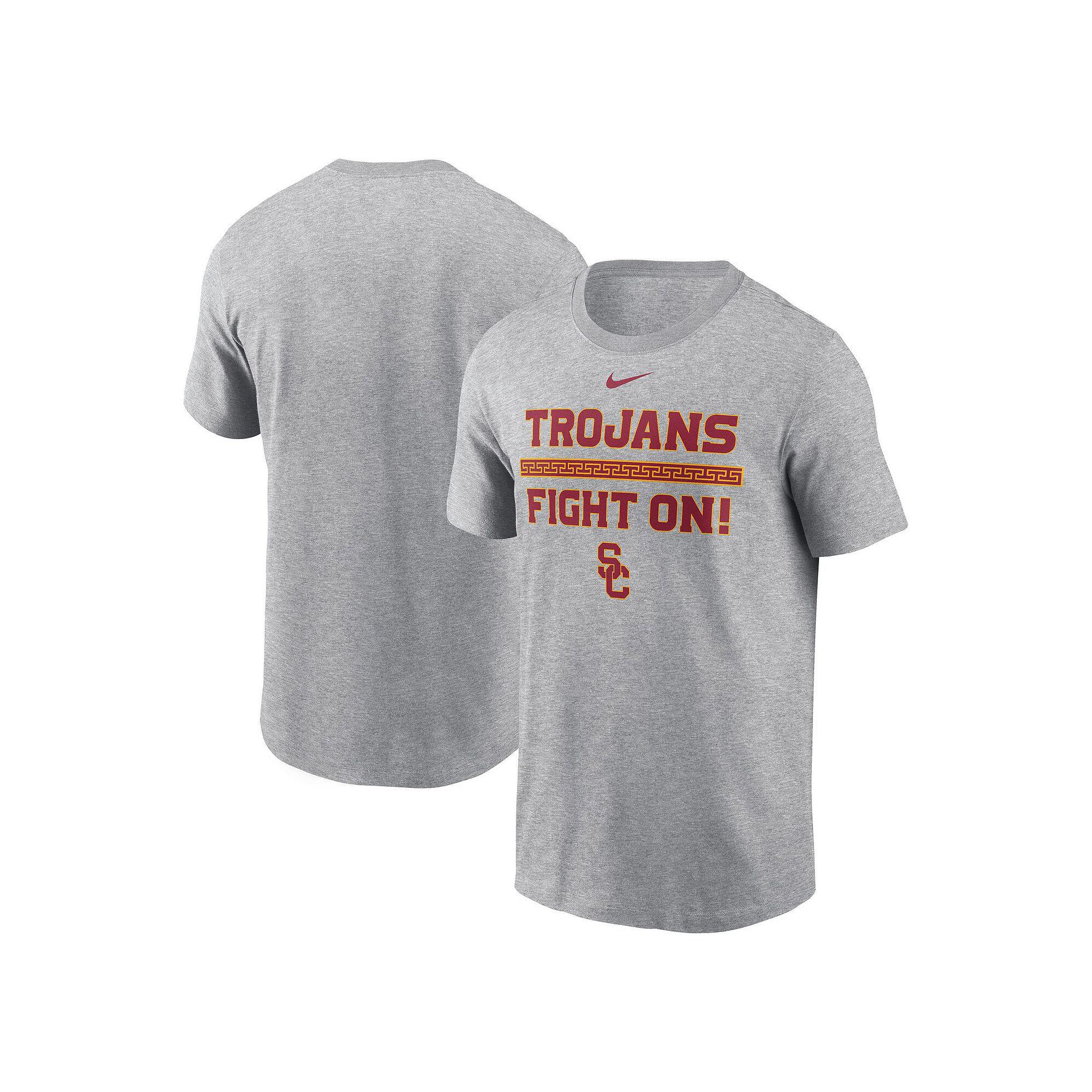 Men's Nike Heather Gray USC Trojans DNA Lockup T-Shirt,  Product Image