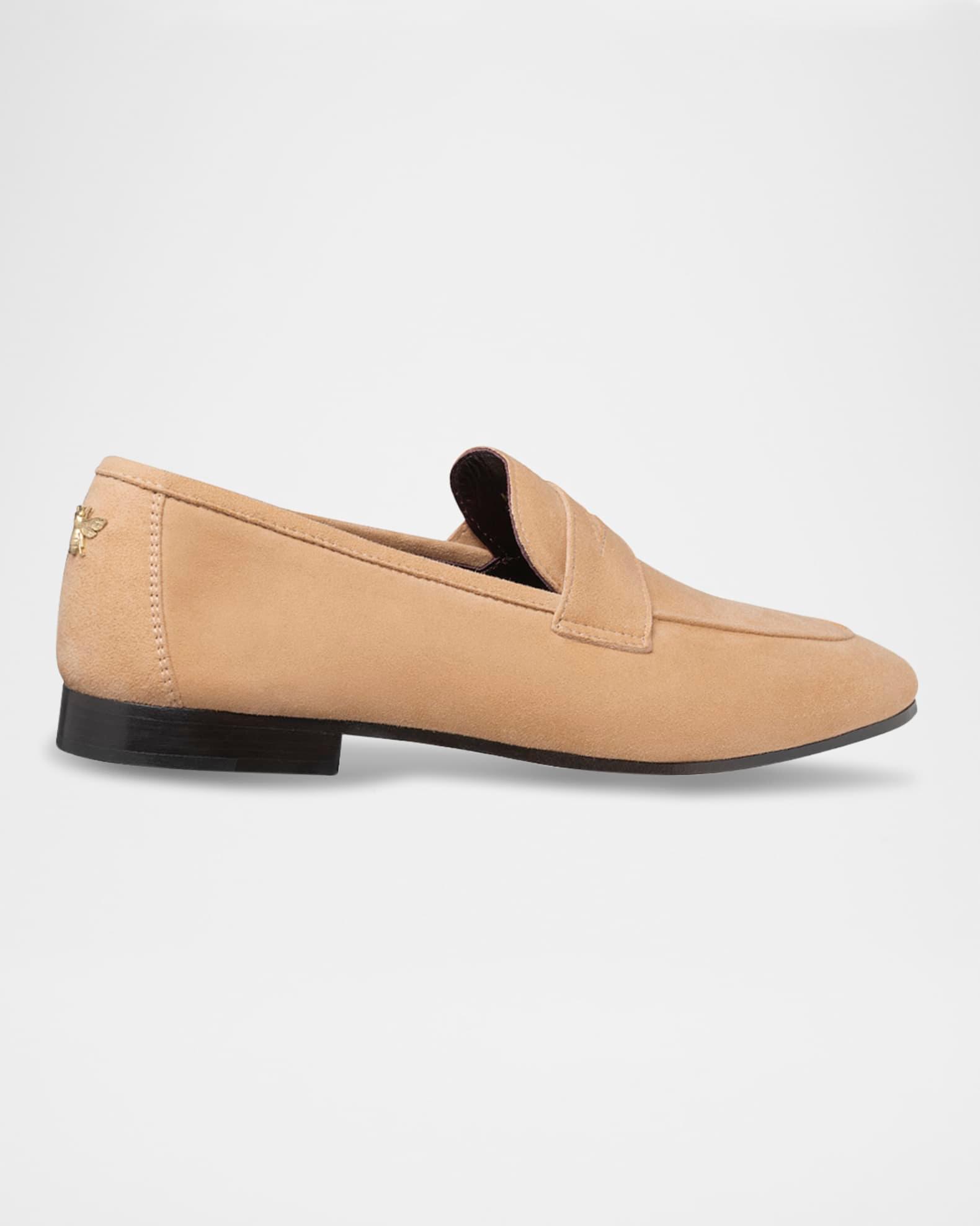 Flaneur Suede Penny Loafers Product Image