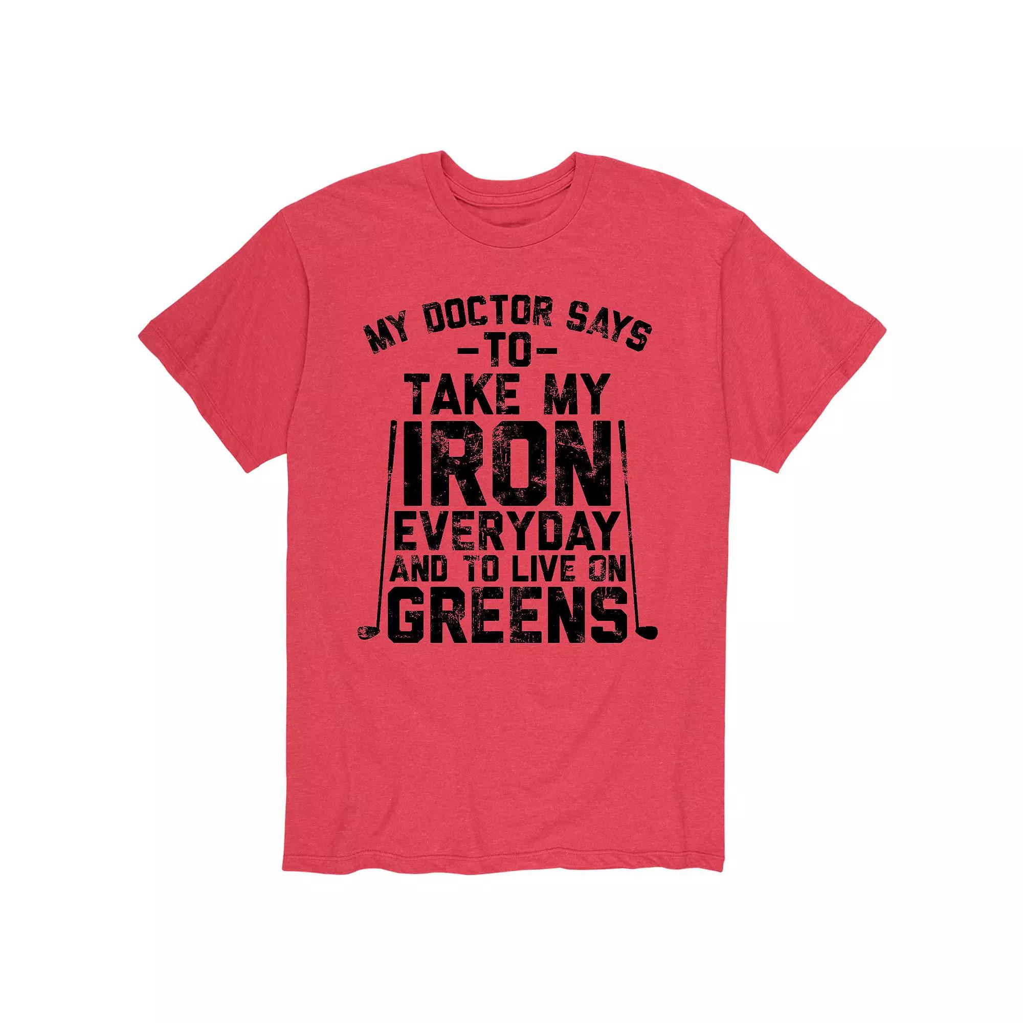 Men's Take My Iron And Live On Greens Tee,  Product Image