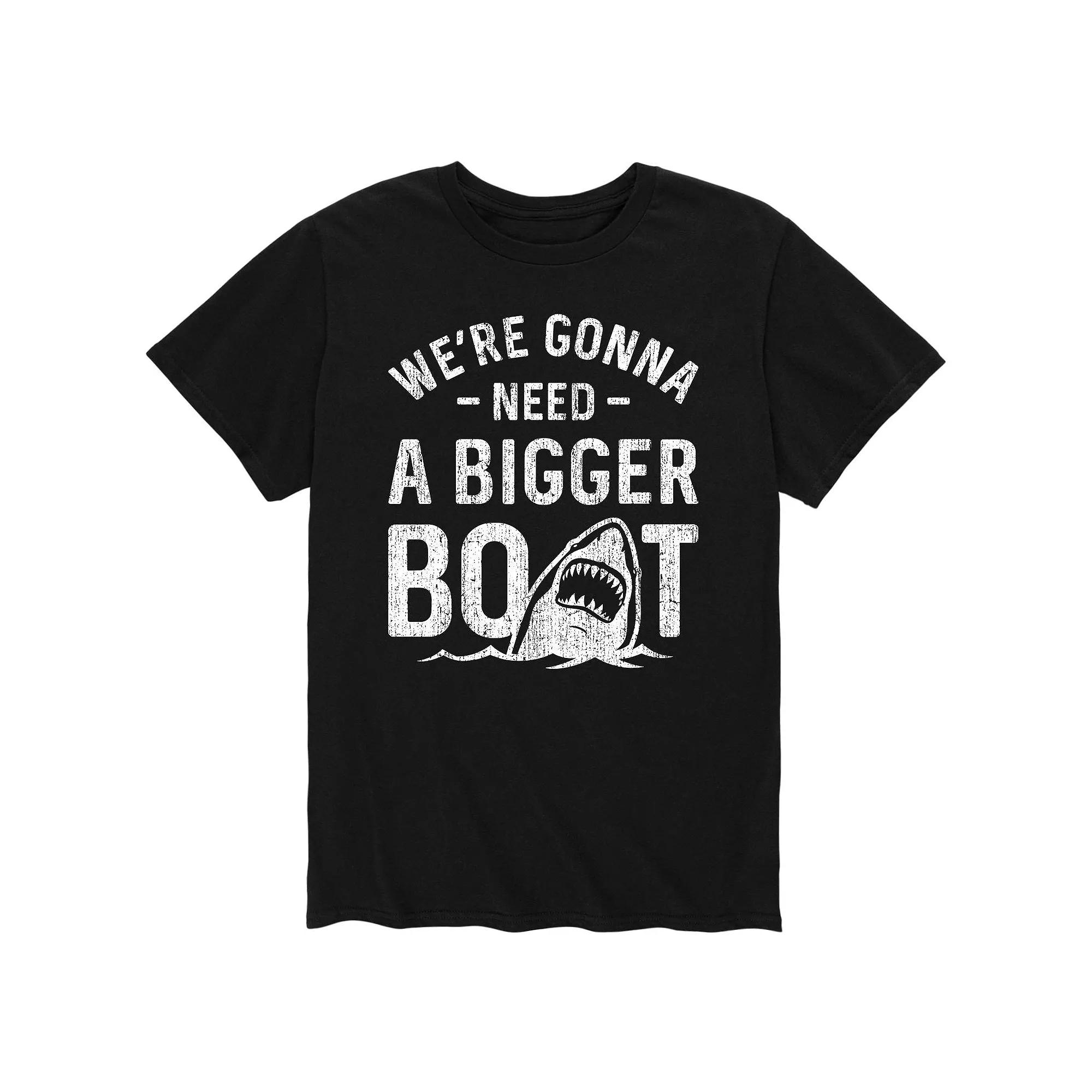 Big & Tall We're Gonna Need A Bigger Boat Graphic Tee, Men's,  Product Image