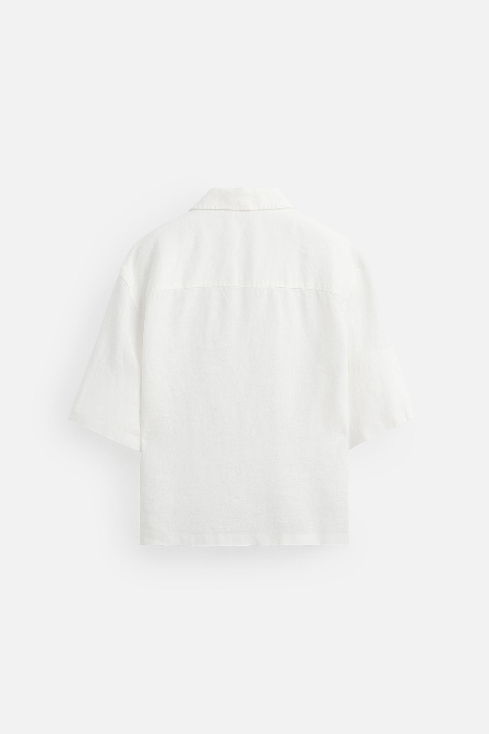 100% LINEN KIMONO SHIRT Product Image