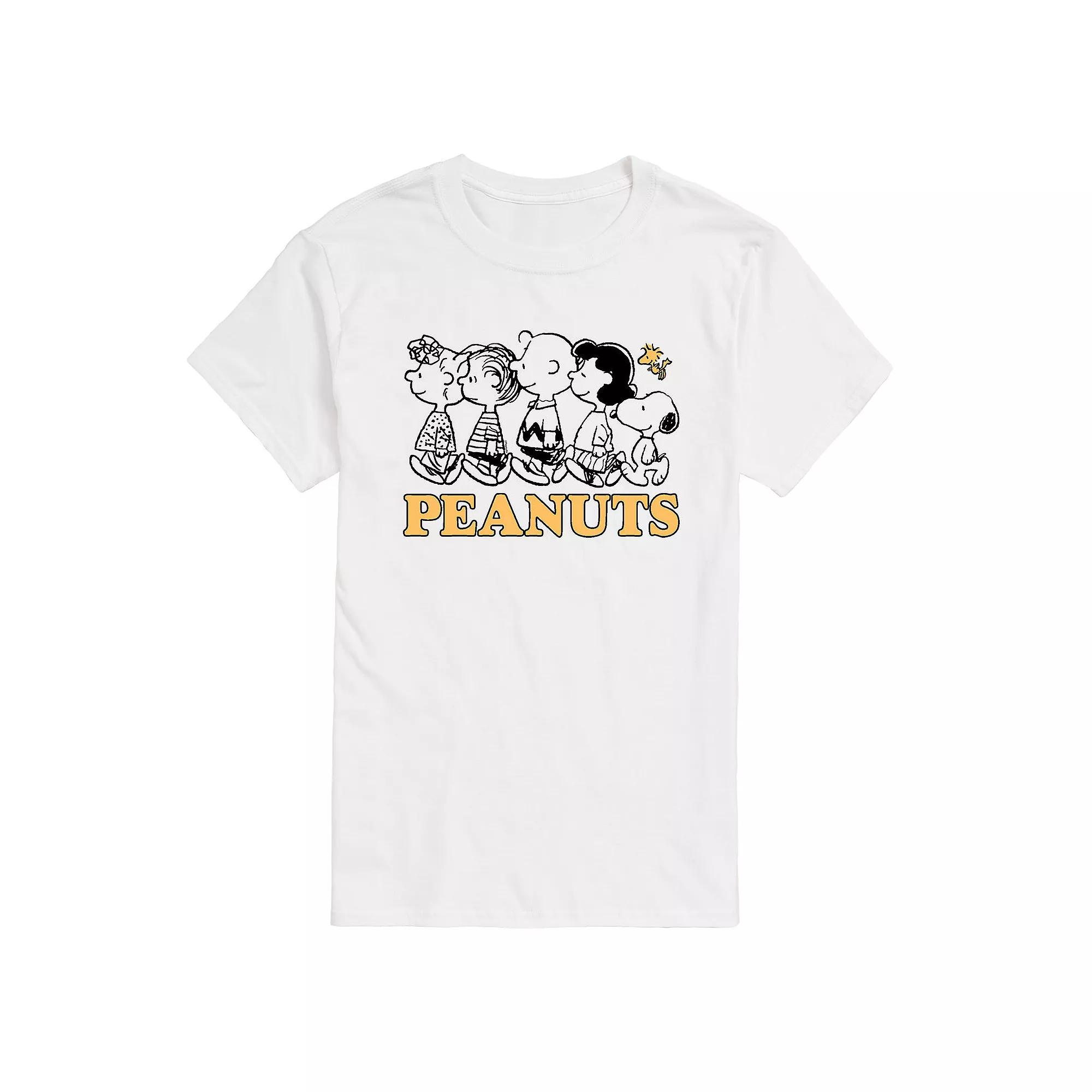 Men's Peanuts Group Outline Tee,  Product Image