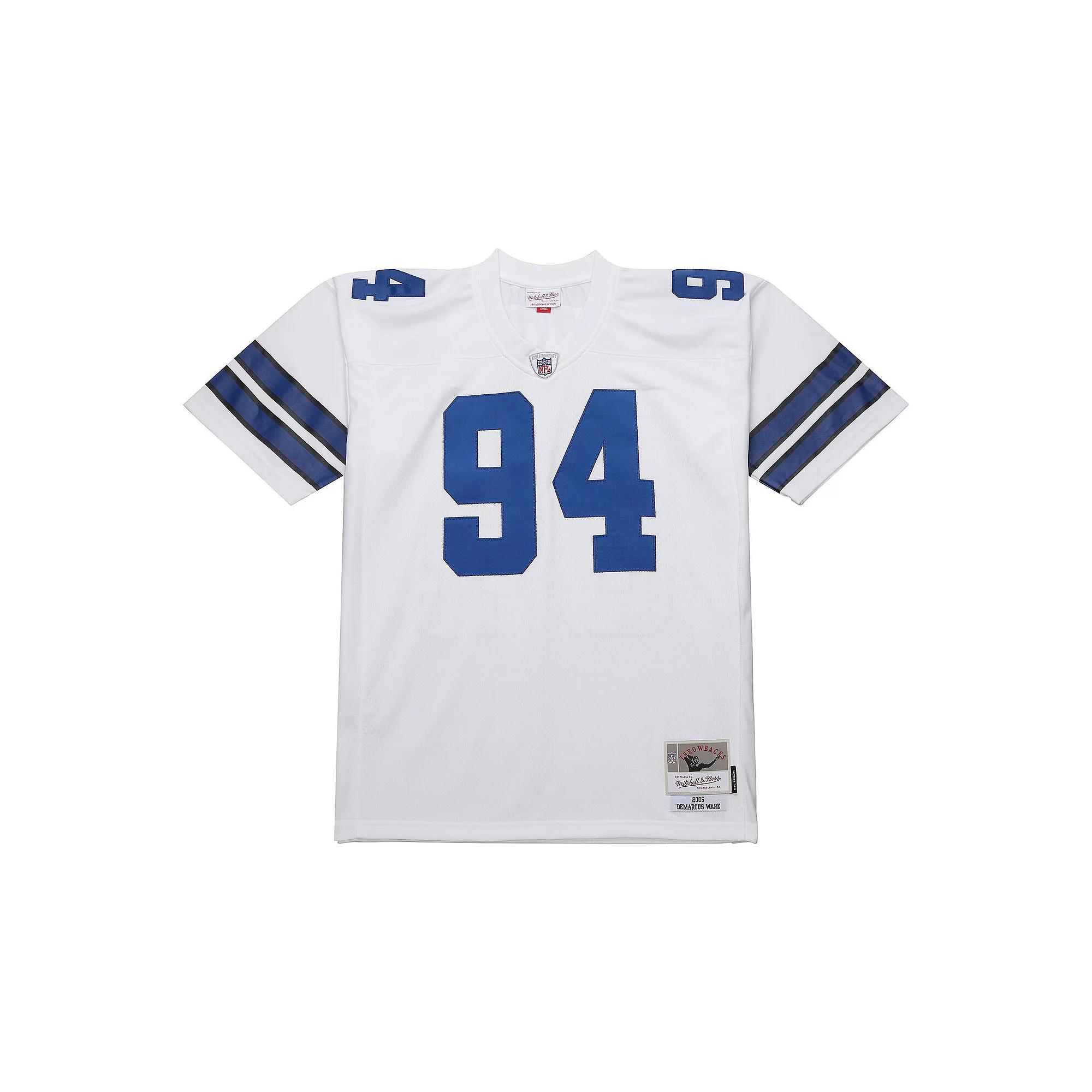 Men's Mitchell & Ness DeMarcus Ware White Dallas Cowboys 2005 Legacy Replica Jersey, Size: 3XL Product Image