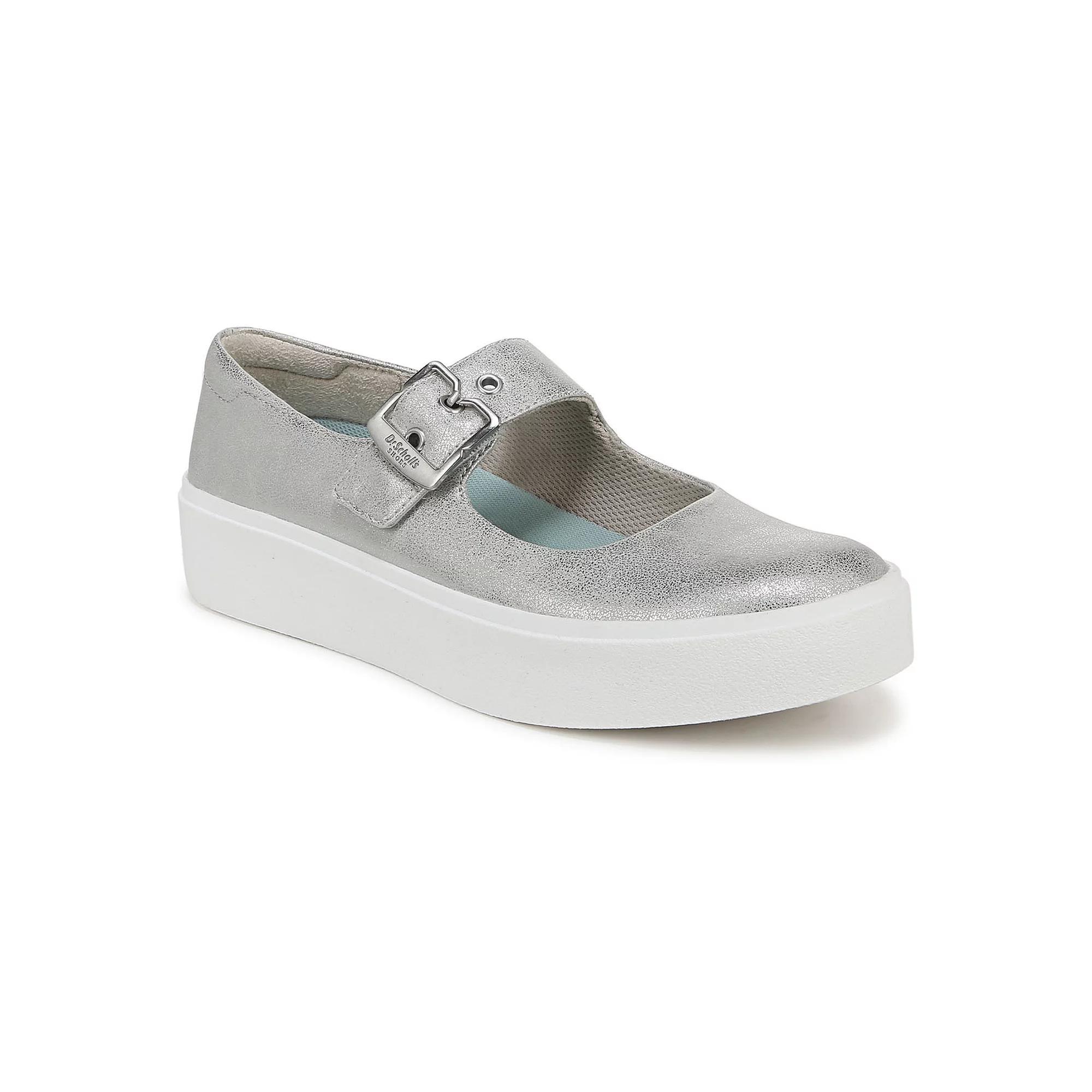 Dr. Scholl's Madison Jane Women's Mary Jane Sneakers, Size: 8.5, Silver Faux Product Image