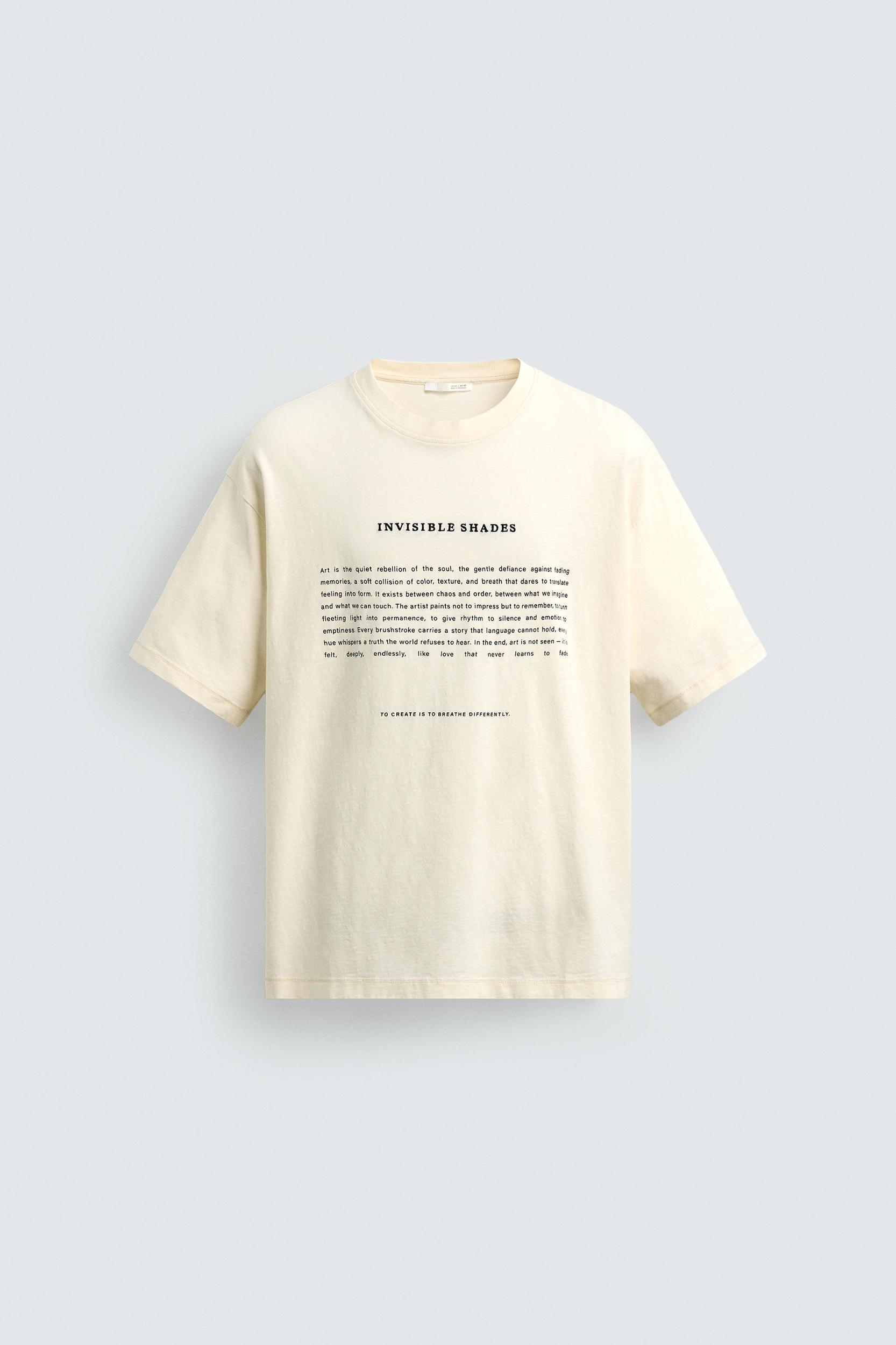 TEXT PRINT T-SHIRT Product Image
