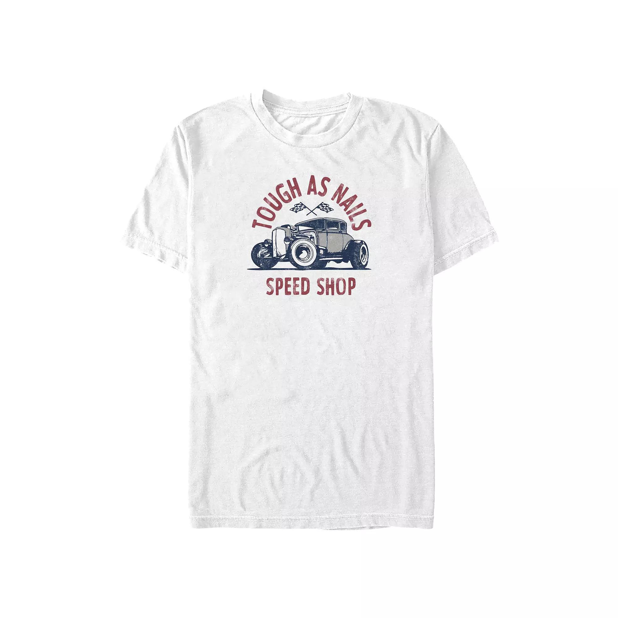 Big & Tall Tough As Nails Speed Shop Graphic Tee, Men's,  Product Image