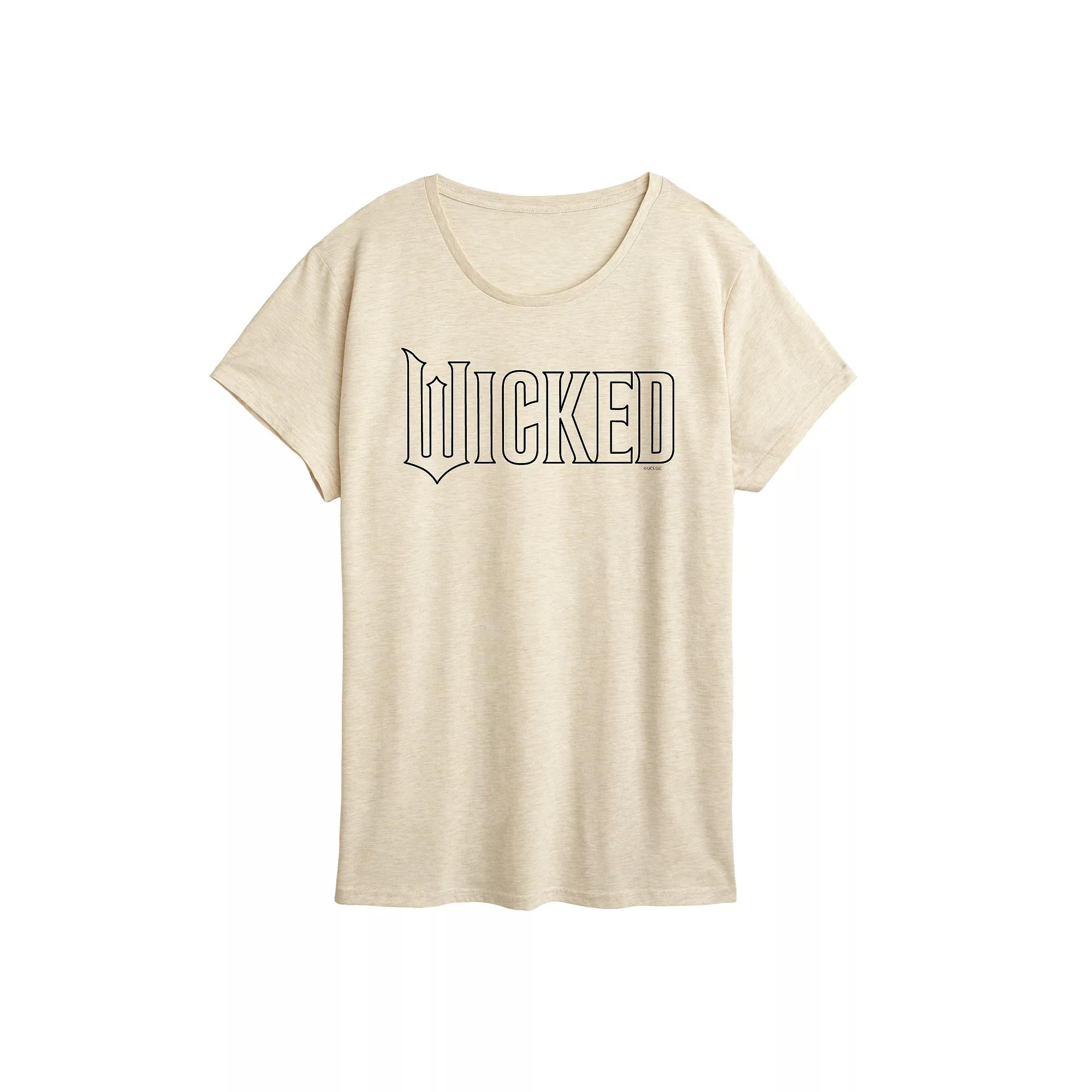 Women's Wicked Outline Logo Graphic Tee,  Product Image
