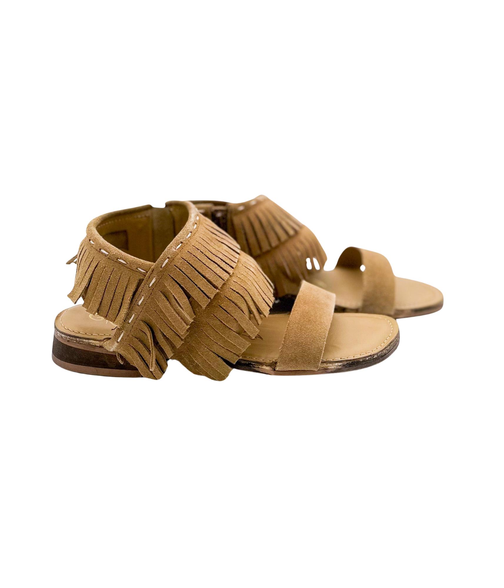 Fringe Star Sandal in Tan (Online Exclusive) Product Image