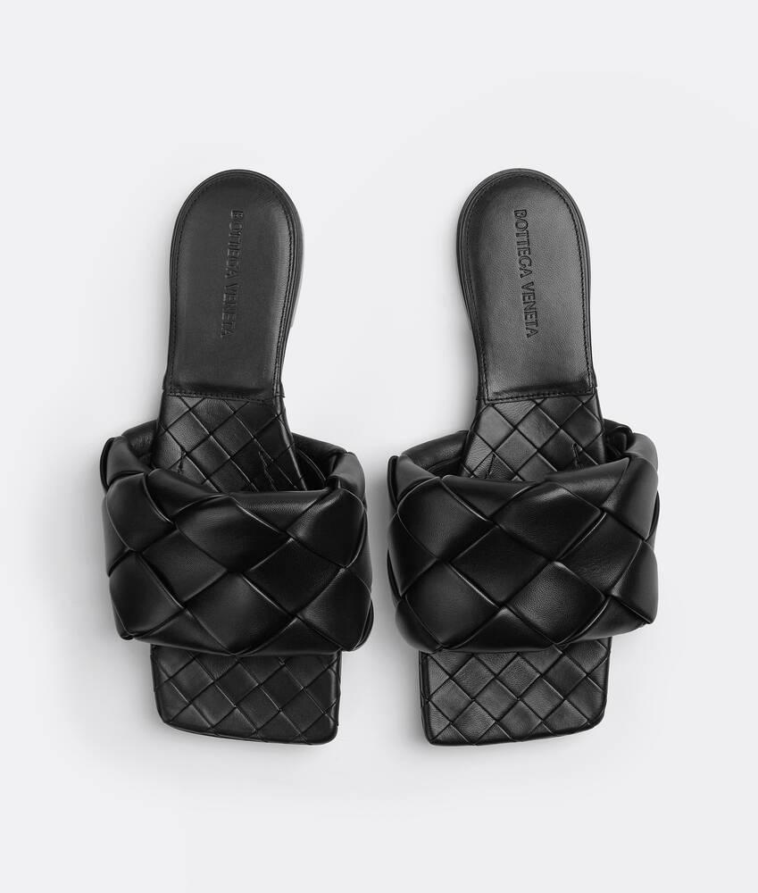 Women's Lido Flat Sandal in Black Product Image
