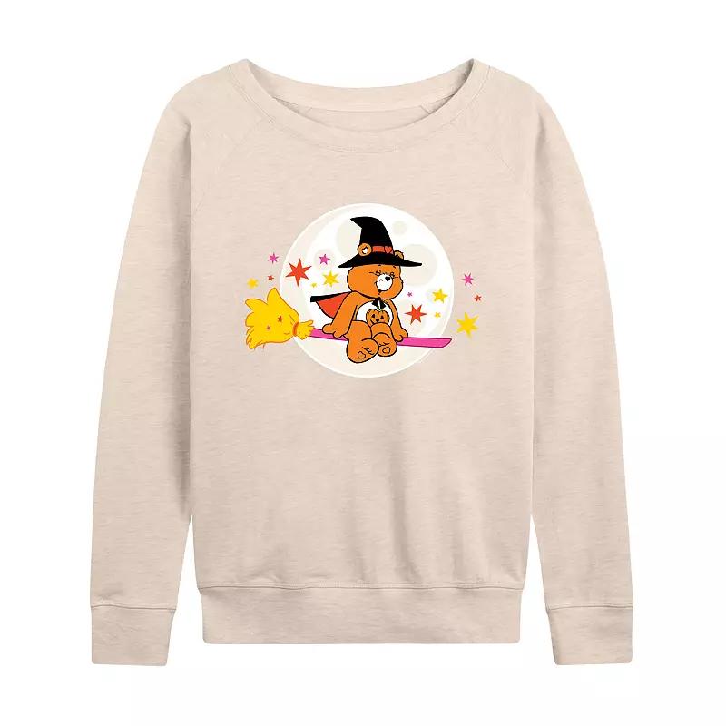 Women's Care Bears Halloween Witch French Terry Long Sleeve Tee,  Product Image