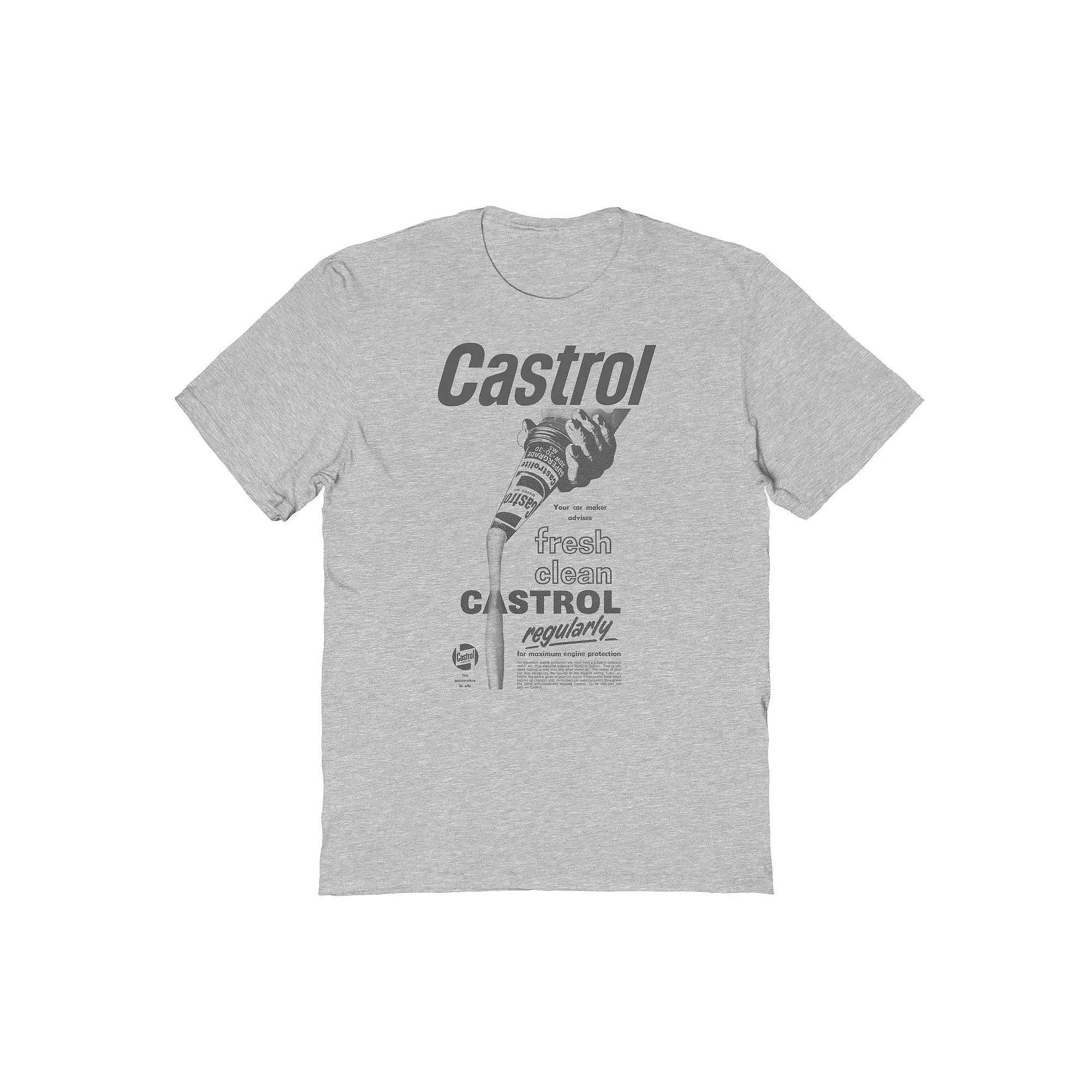 Men's Castrol Fresh Clean Graphic Tee, Size: XL, Sport Gray Product Image