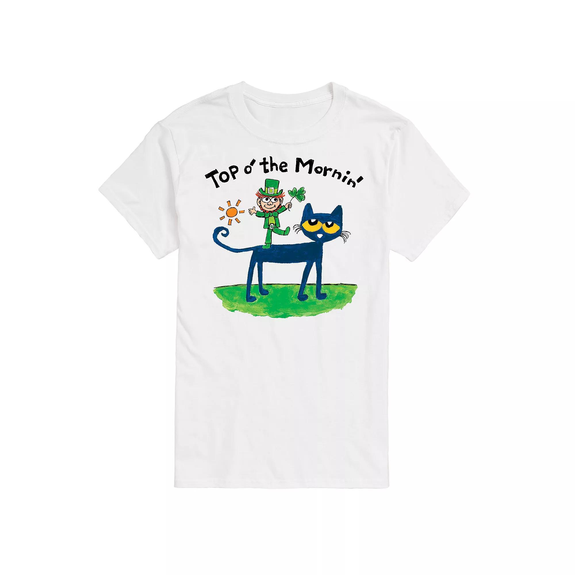 Men's Pete The Cat Mornin' Leprechaun Tee,  Product Image