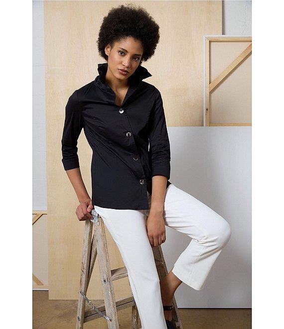 Ming Wang Lined Knit Pull-On Ankle Pants Product Image