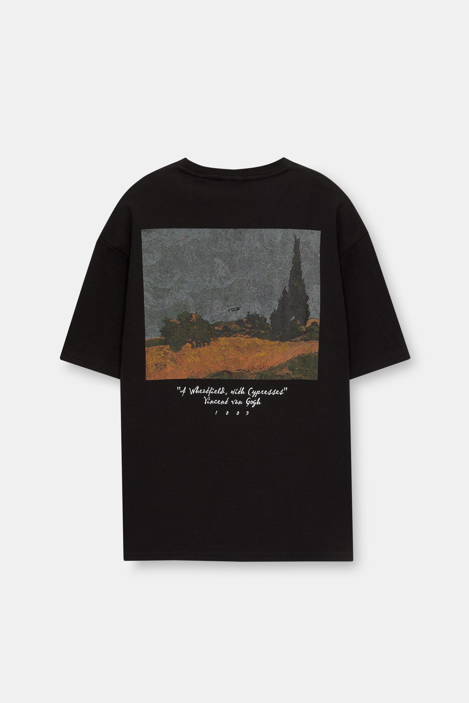 Short sleeve Van Gogh sweatshirt Product Image