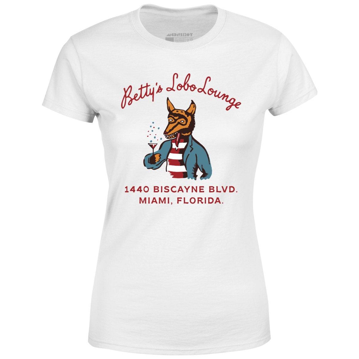 Betty's Lobo Lounge - Miami, FL - Vintage Restaurant - Women's T-Shirt Female Product Image