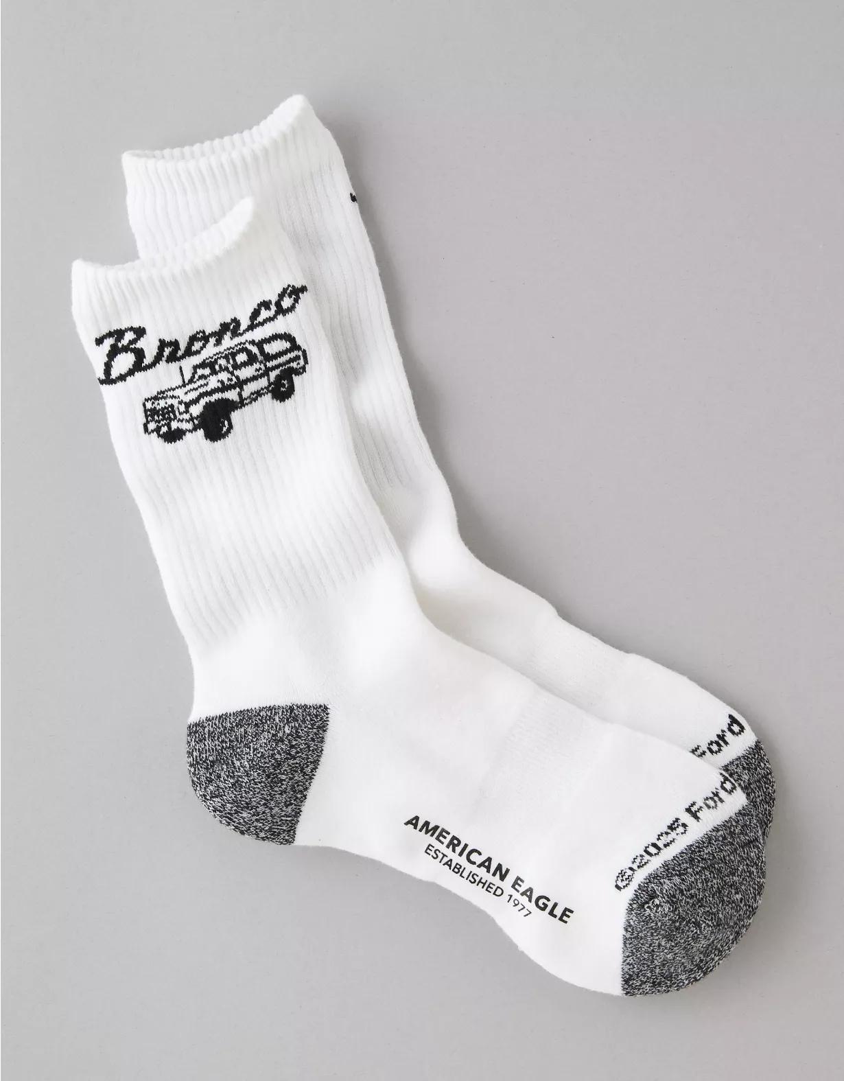 AE Bronco Terry Crew Socks Product Image