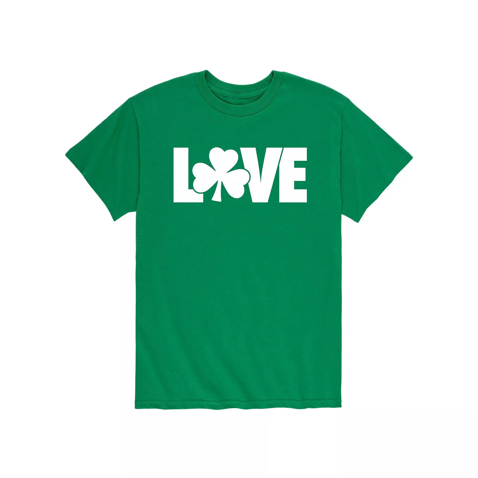 Men's Love Shamrock Tee,  Product Image