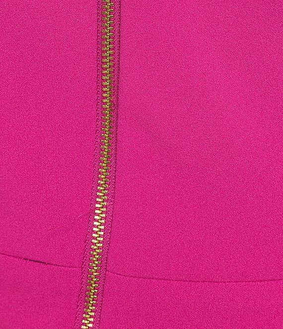 Investments Scuba Crepe Sleeveless Fit And Flare Dress Product Image