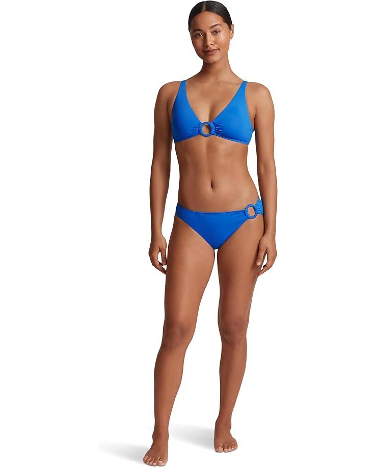 Beach Club Solid V Wire Over the Shoulder Top Product Image