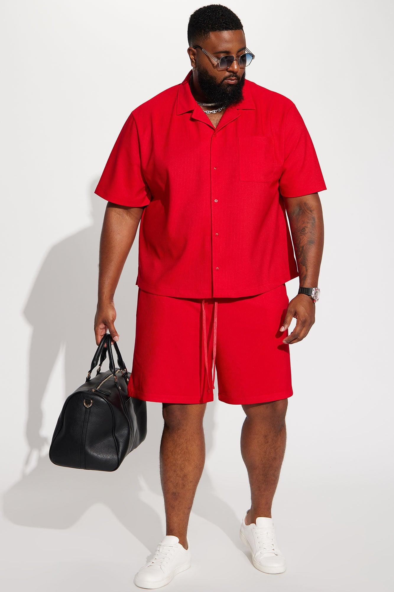 Show Up Basketball Short - Red Product Image