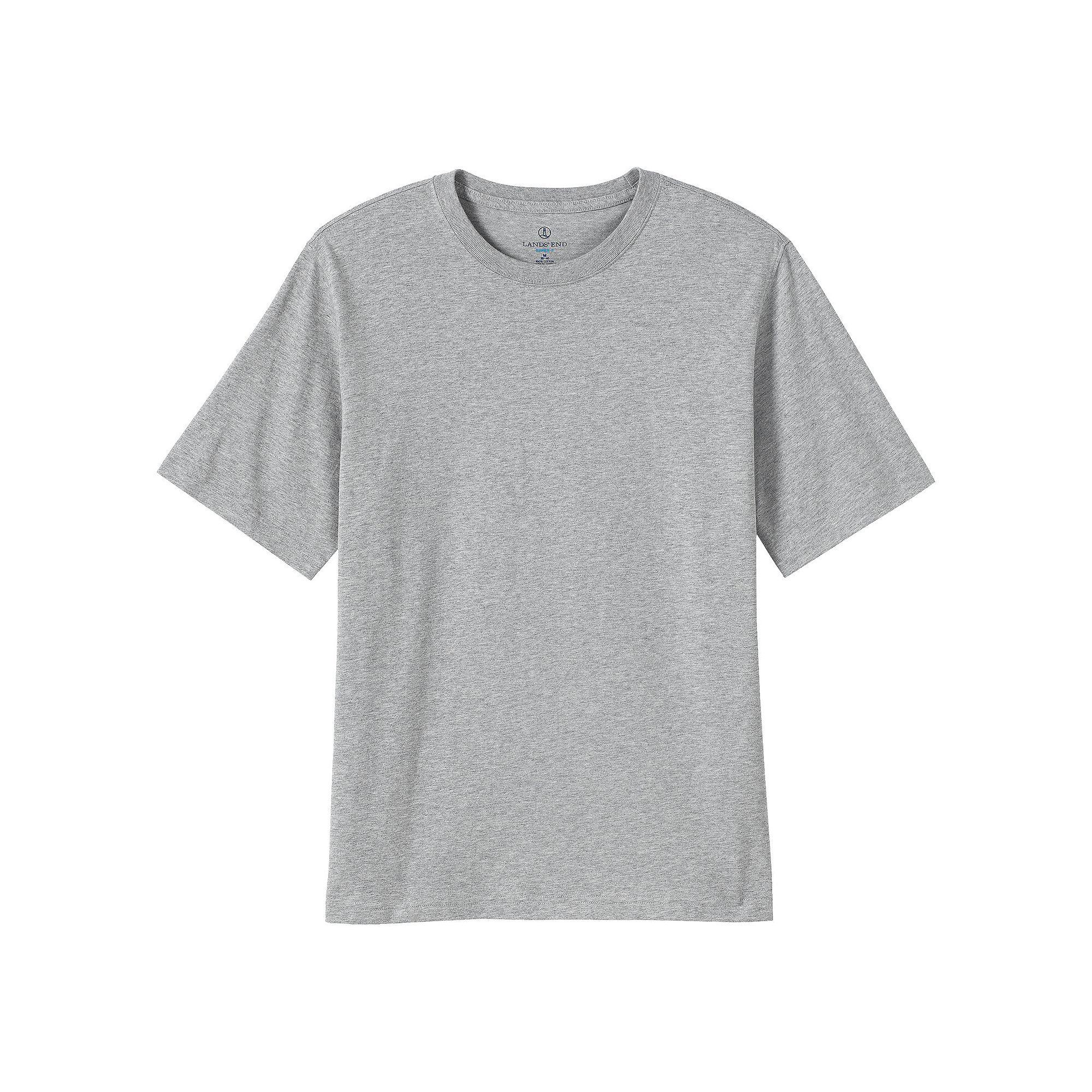 Men's Lands' End Super-T Short Sleeve T-Shirt,  Product Image
