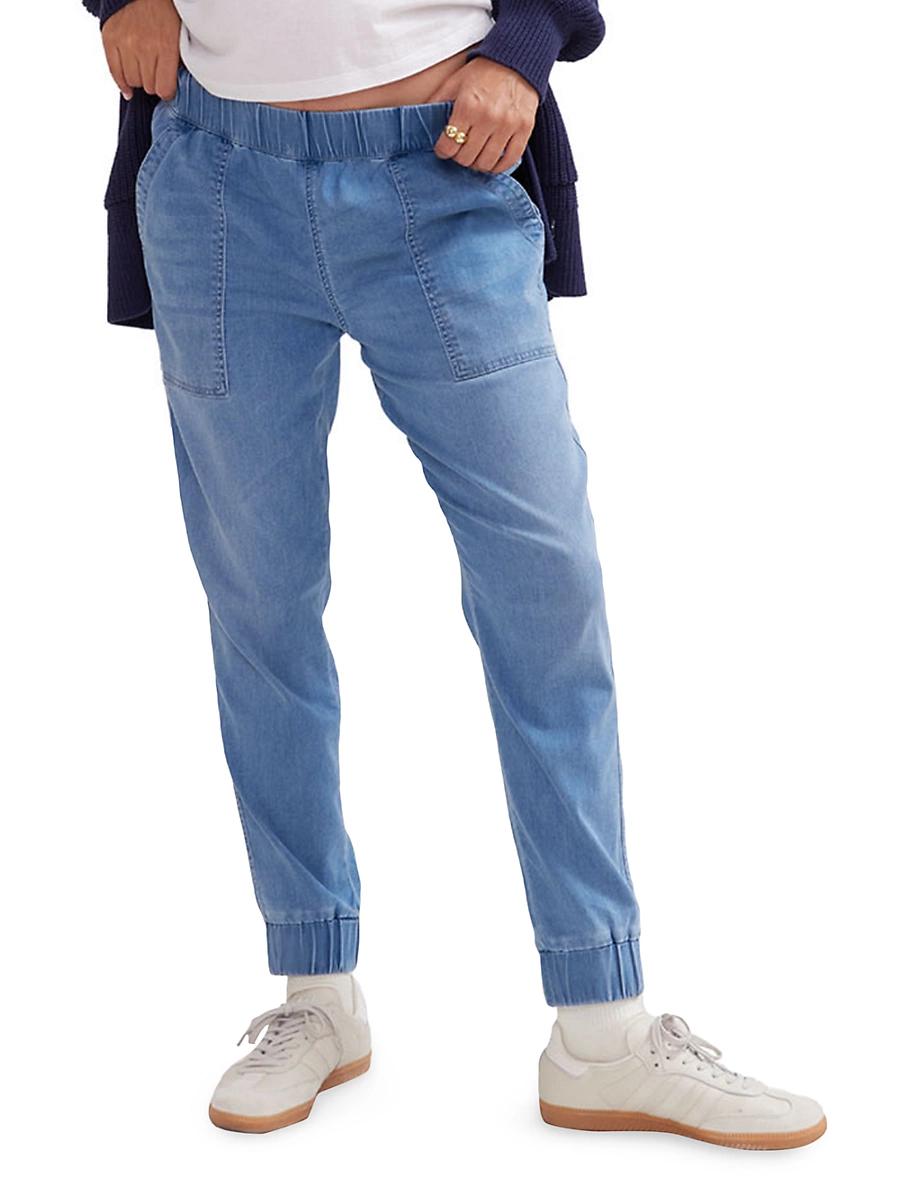 Womens The Under the Bump Easy Denim Joggers Product Image