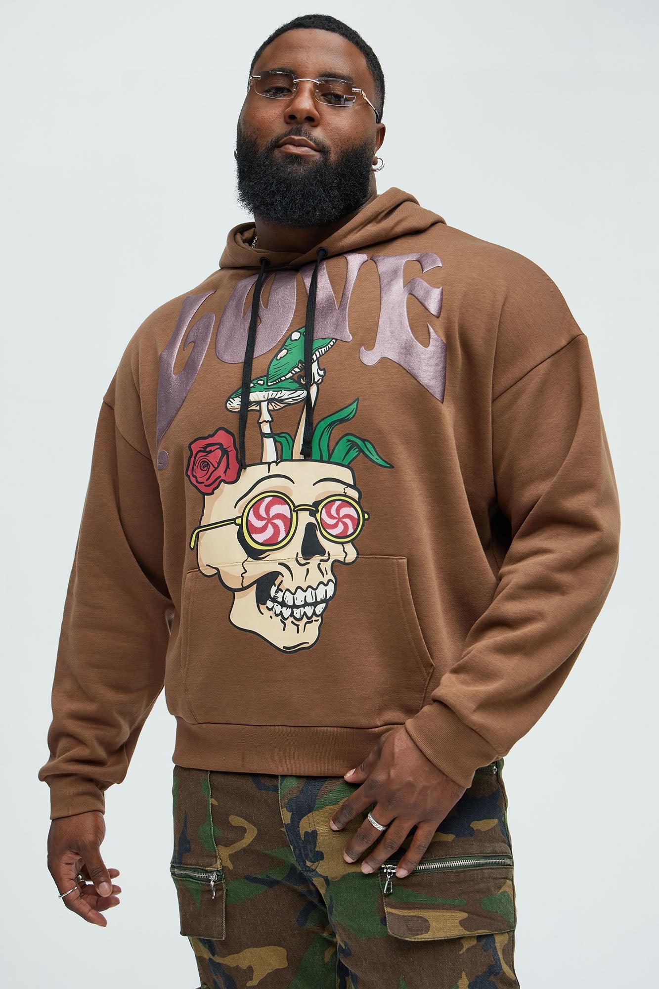 Don't Trip Just Trip Hoodie - Tan Product Image