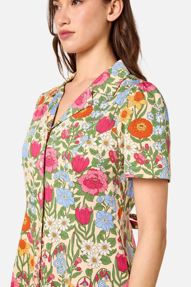 Floral Field Shirt Dress Product Image