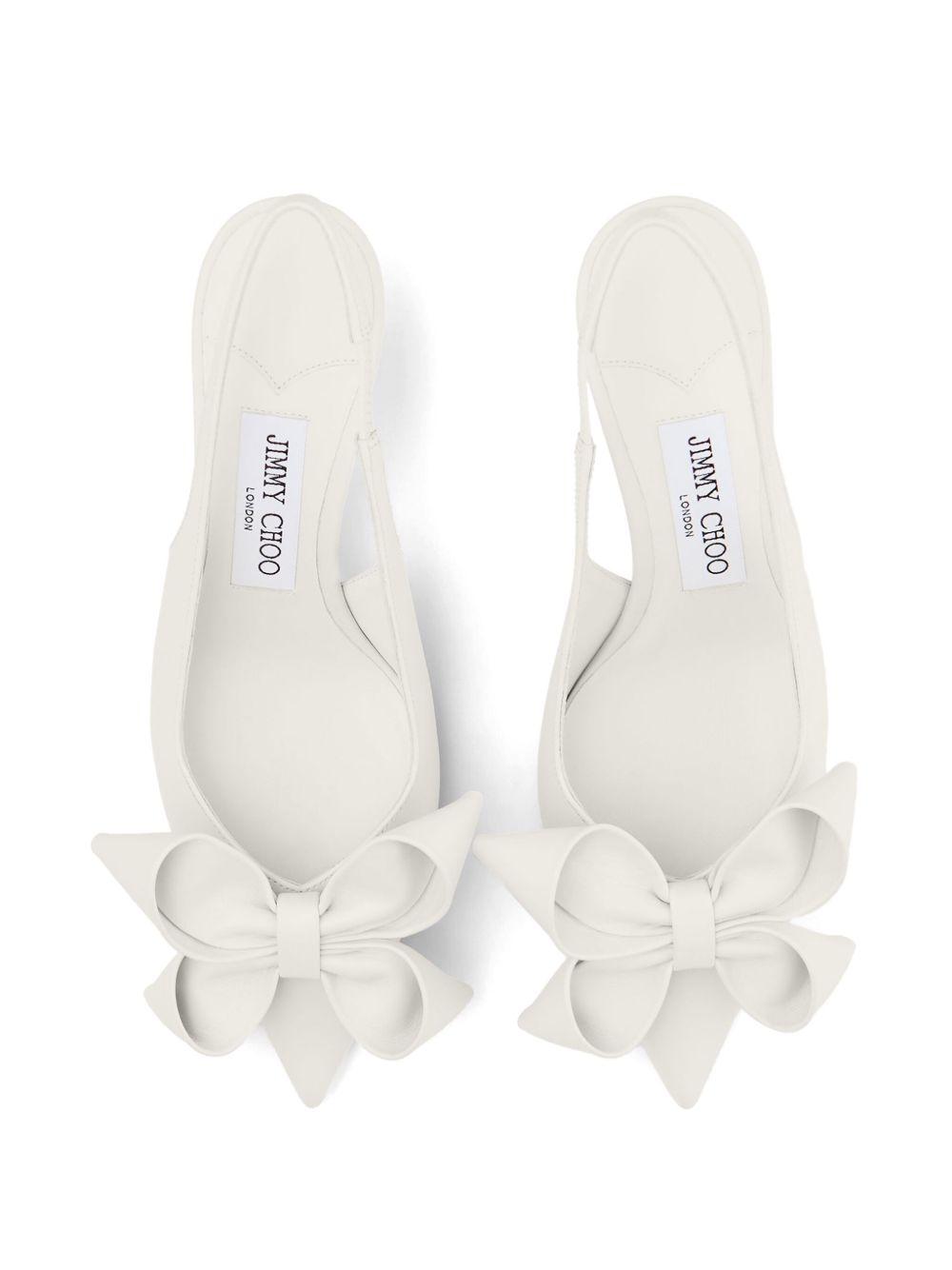 oversize-bow slingback pumps Product Image