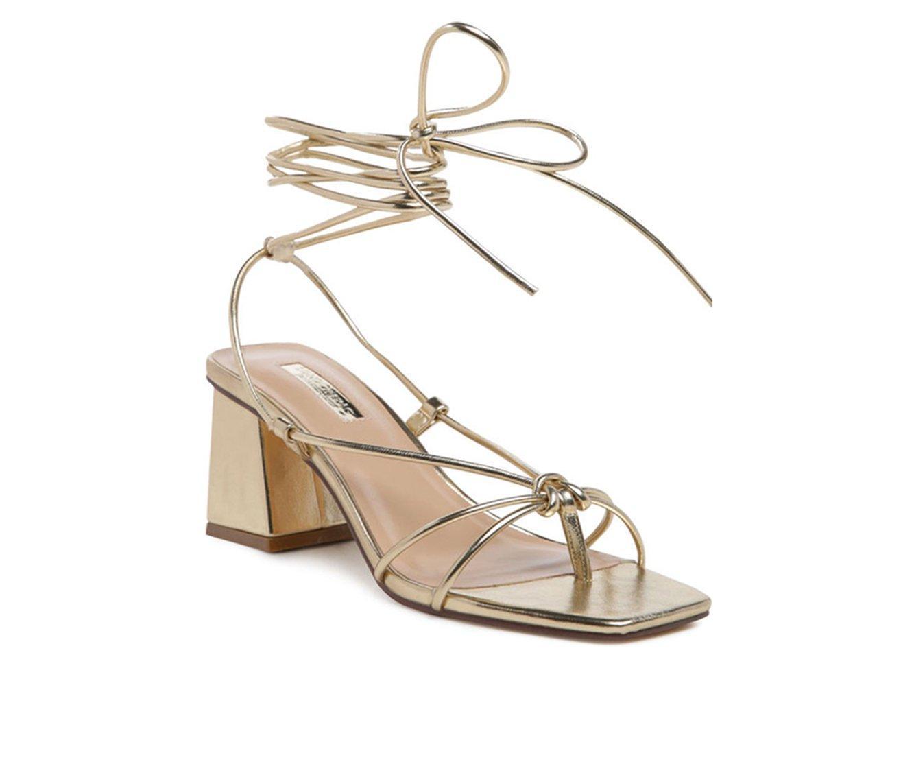 Women's London Rag Spruce Dessert Block Heel Dress Sandals Product Image