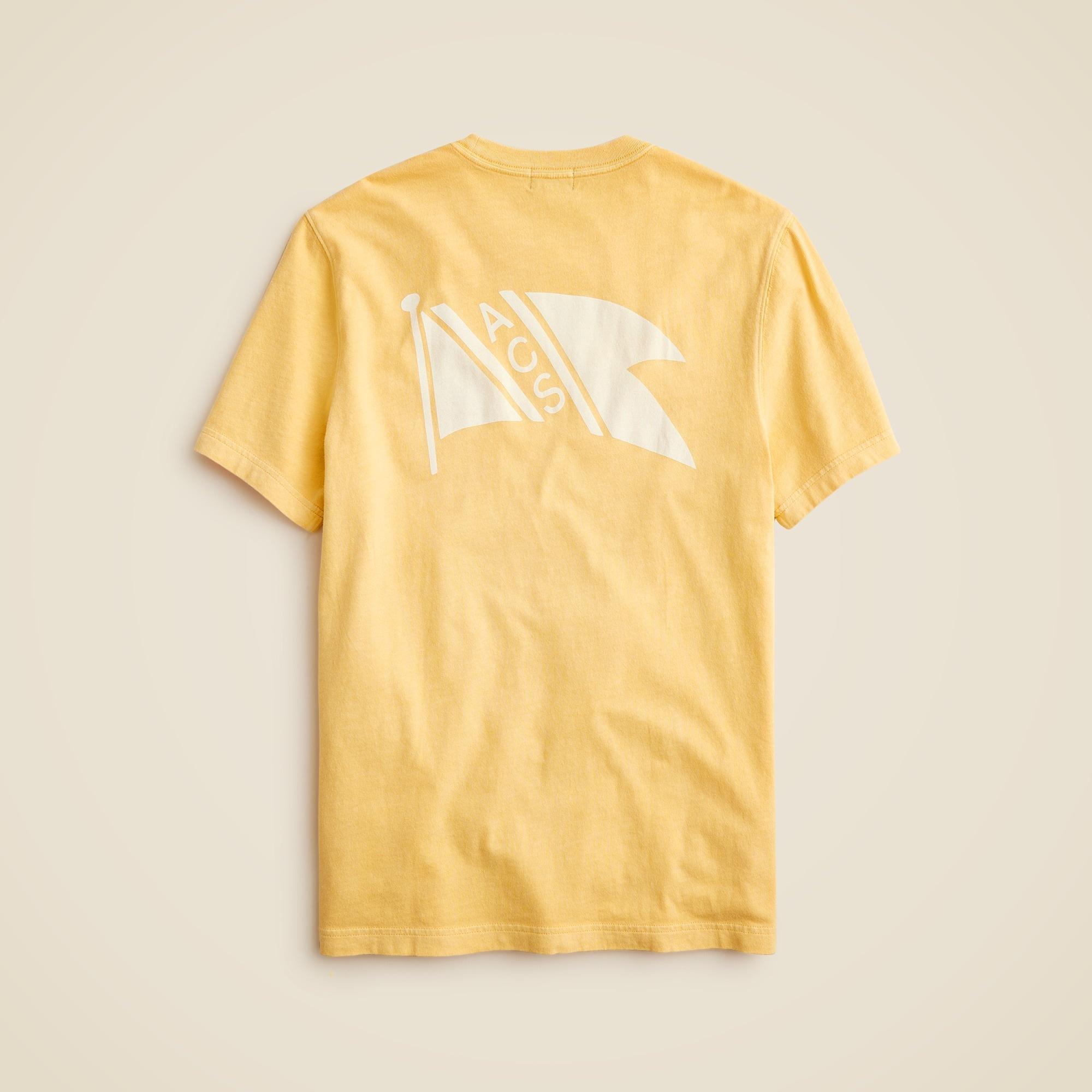 Atlantic Coastal Supplies X J.Crew vintage-wash cotton graphic T-shirt Product Image