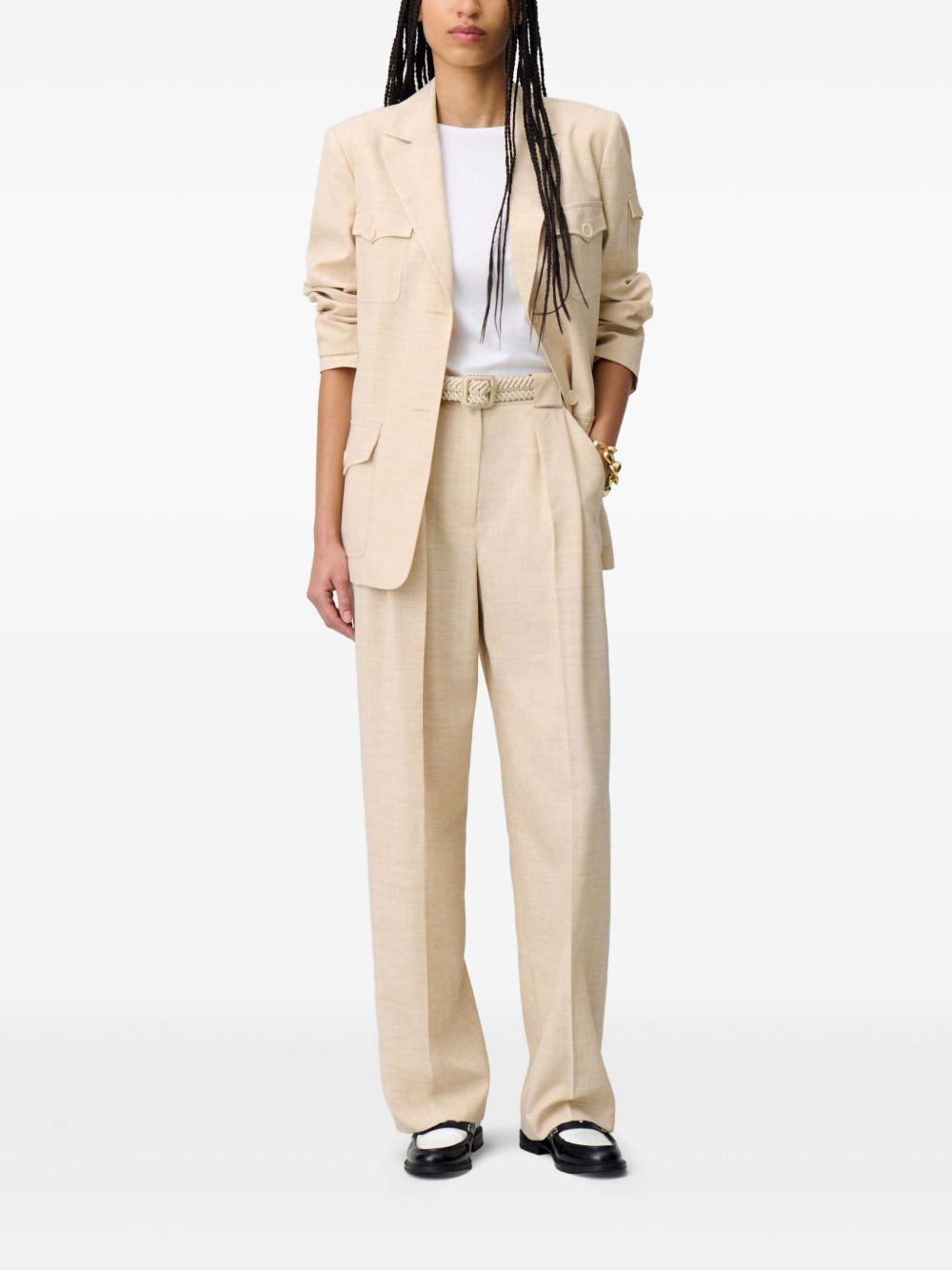 pleat-detail trousers    Product Image