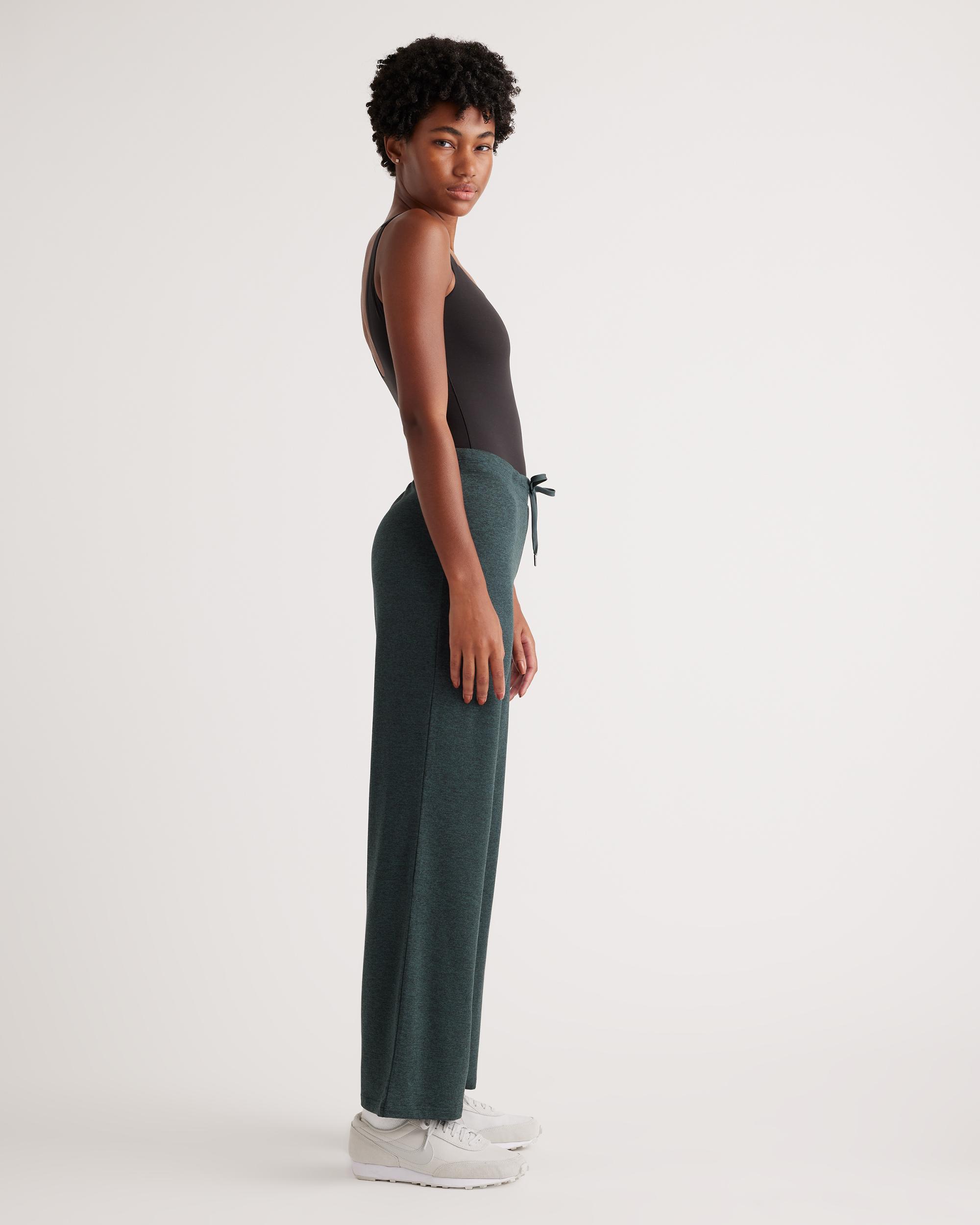 Quince | Women's Flowknit Wide Leg Pants Recycled Polyester Product Image
