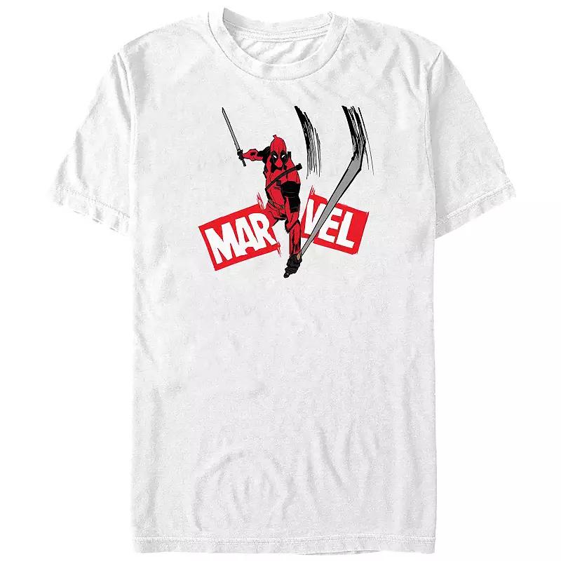 Men's Deadpool And Wolverine Logo Slash Graphic Tee,  Product Image