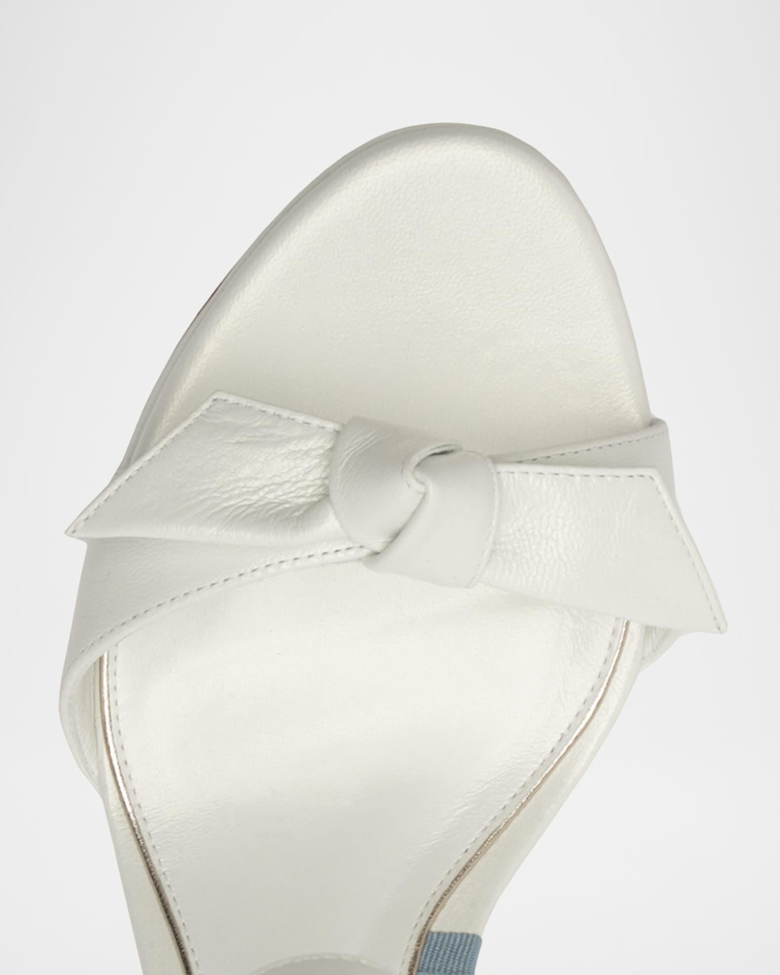 Clarita Flare Platform Bridal Sandals Product Image