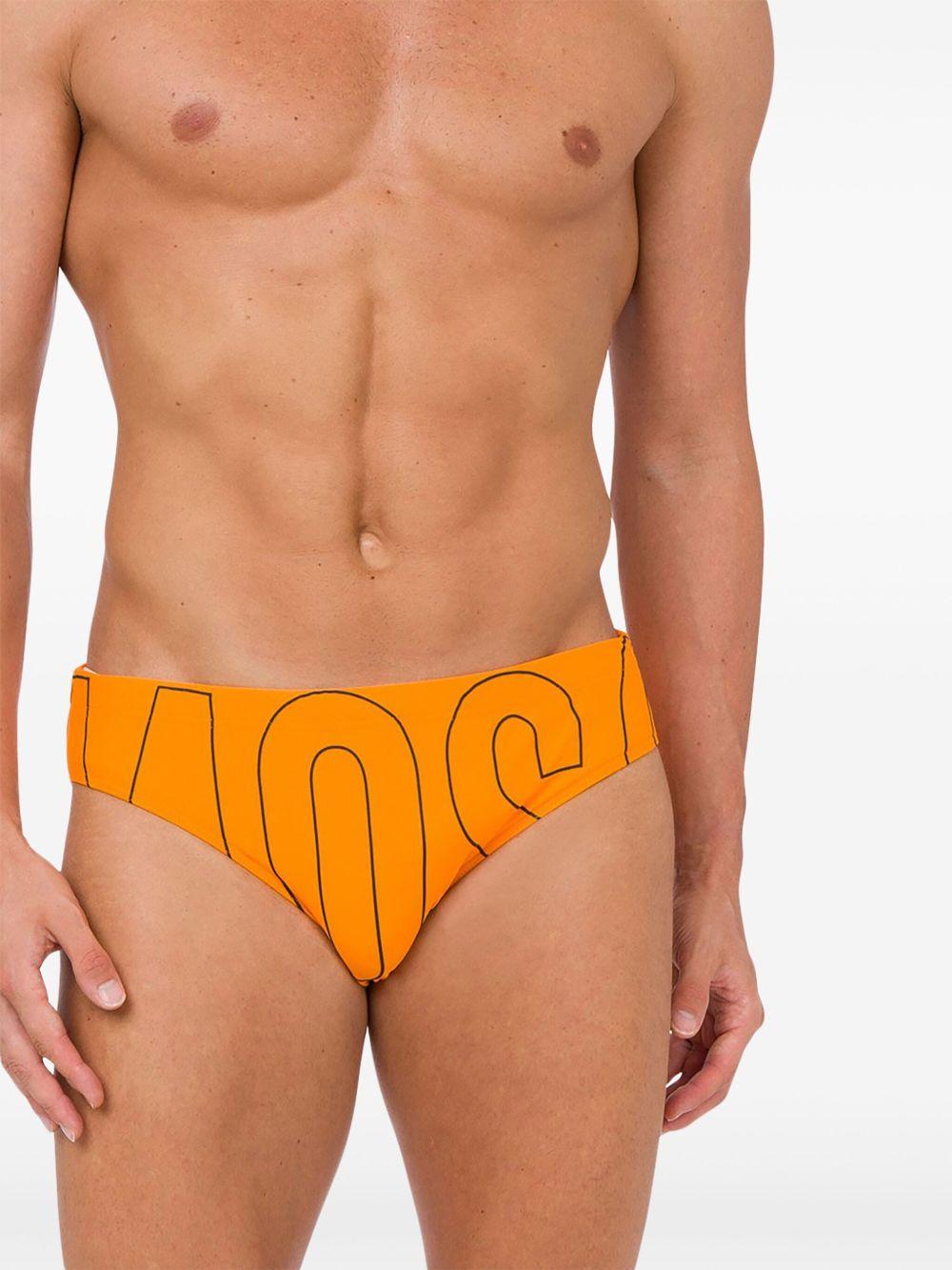 logo-print swim briefs Product Image