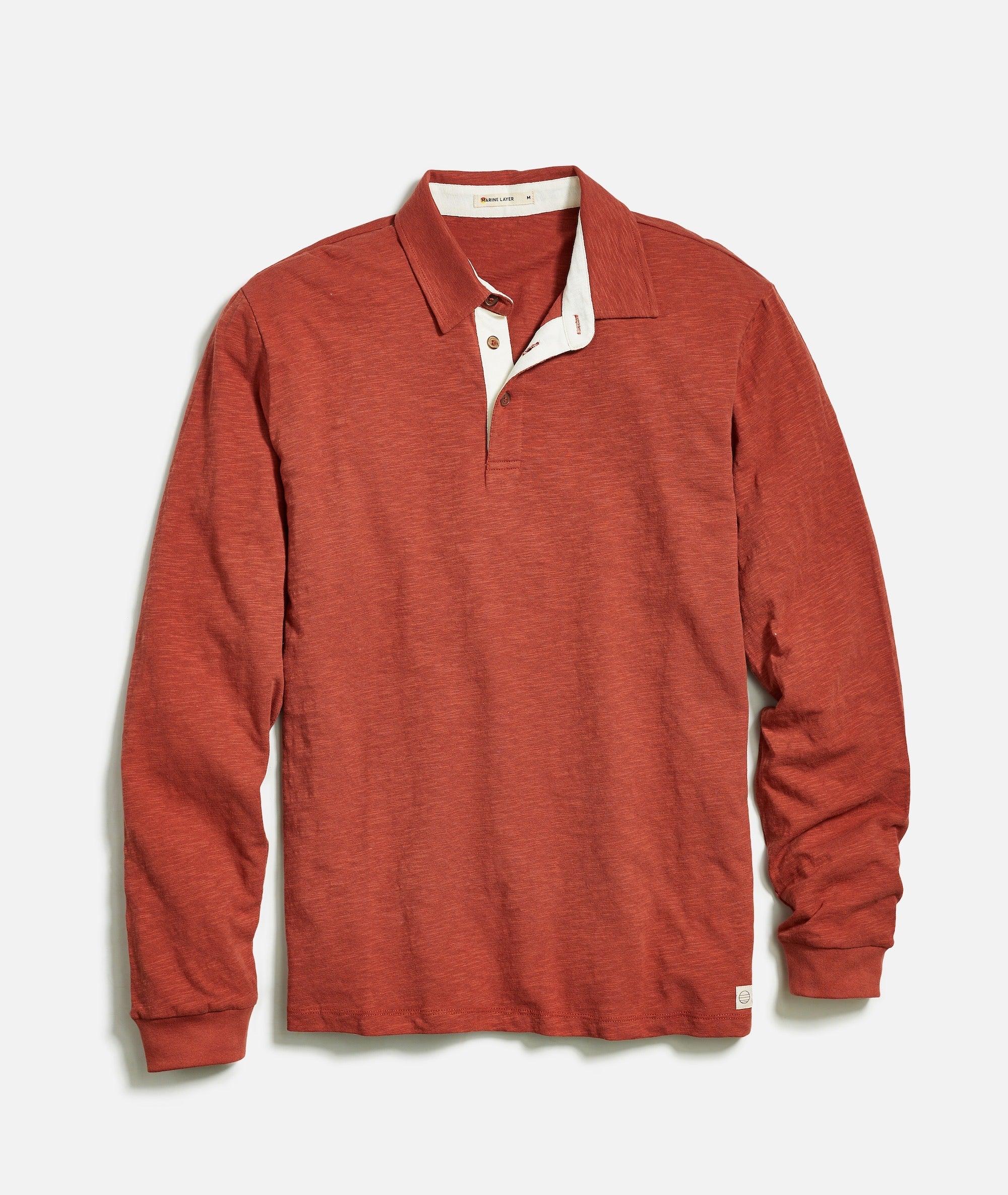 Vintage Heavy Slub Rugby Polo Product Image