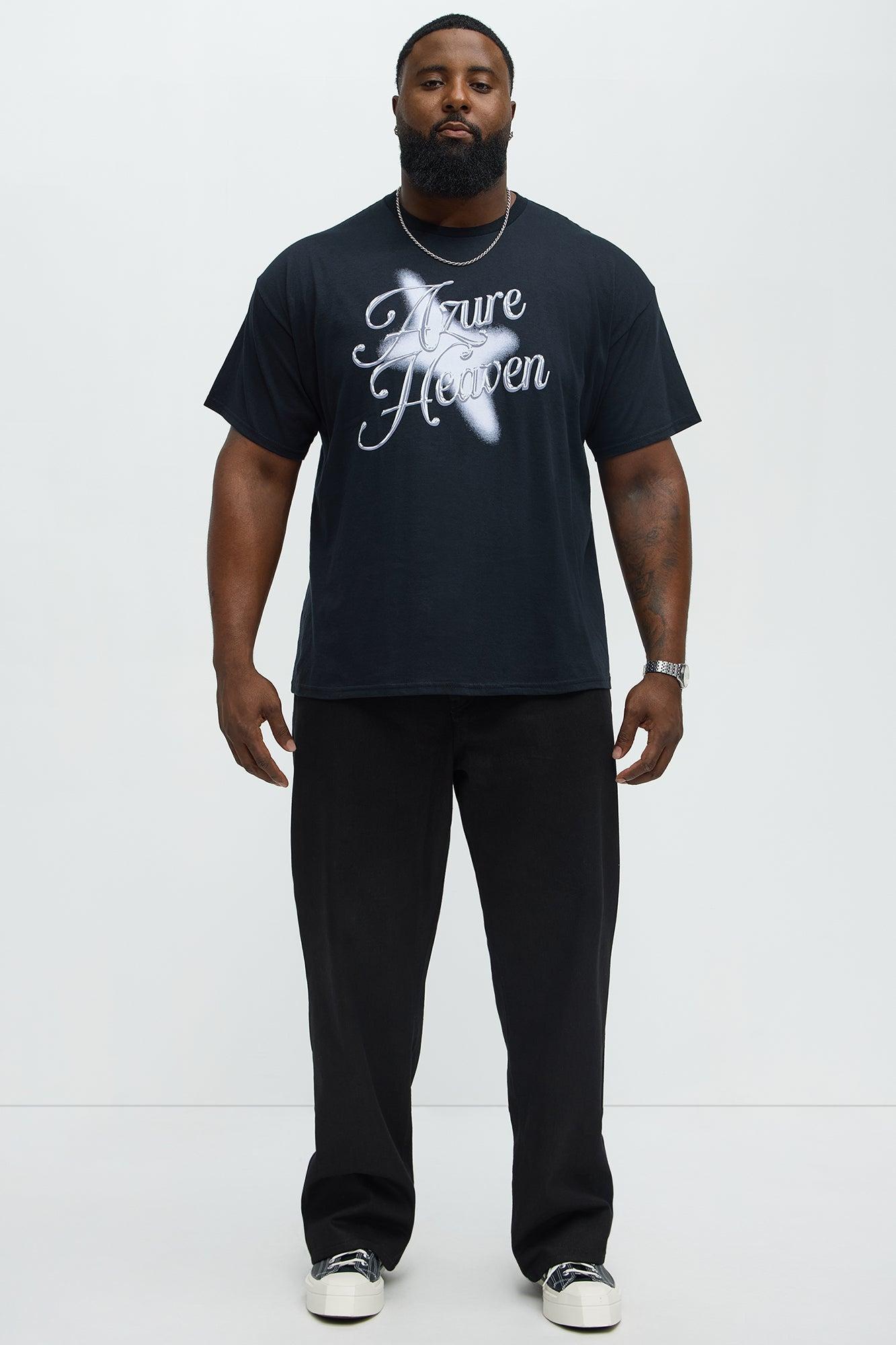 Azure Heaven Short Sleeve Tee - Black Product Image