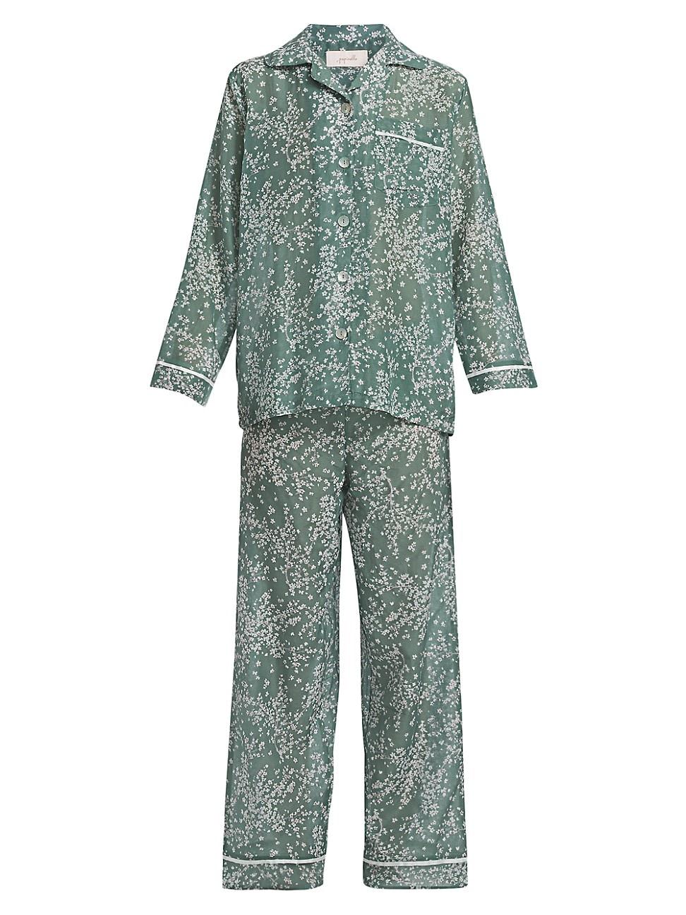 Womens Cheri Blossom Full Length Pajamas Product Image
