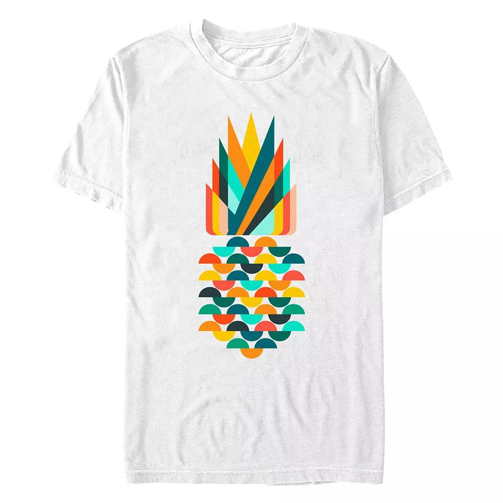 Big & Tall Geometric Pineapple Graphic Tee, Men's,  Product Image