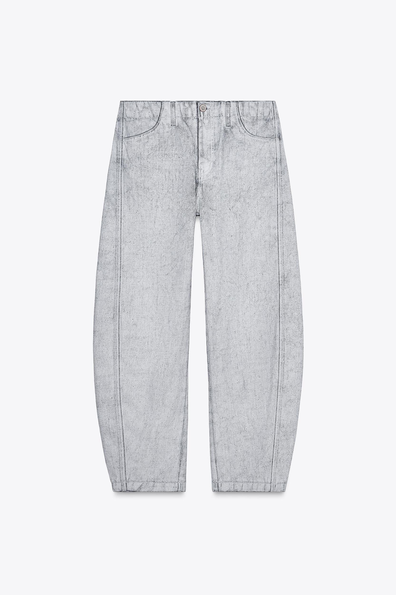 ZW COLLECTION TAPERED COATED MID-RISE JEANS Product Image