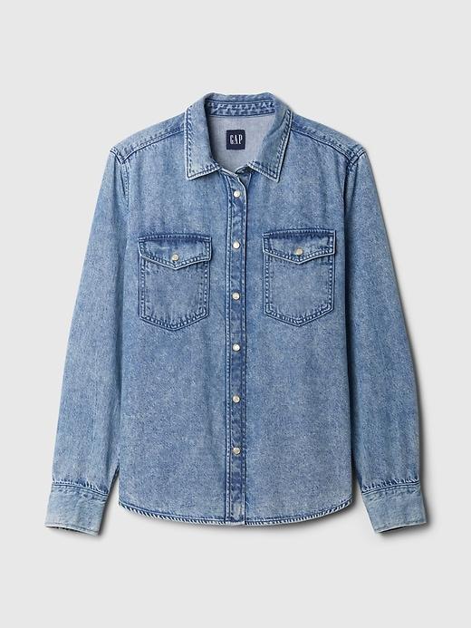 UltraSoft Denim Shirt Product Image