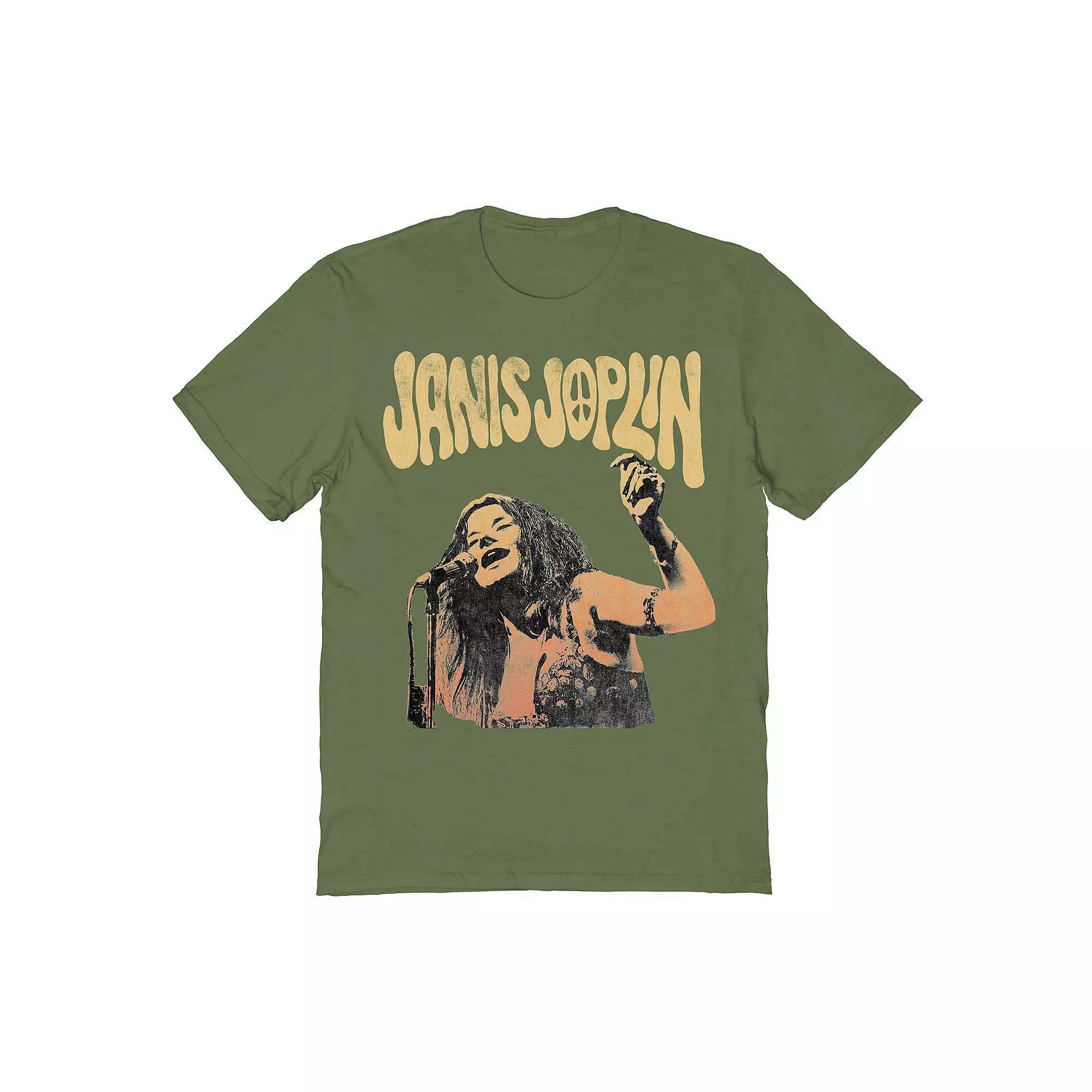 Men's Janis Joplin Graphic Tee, Size: Medium, Black Product Image