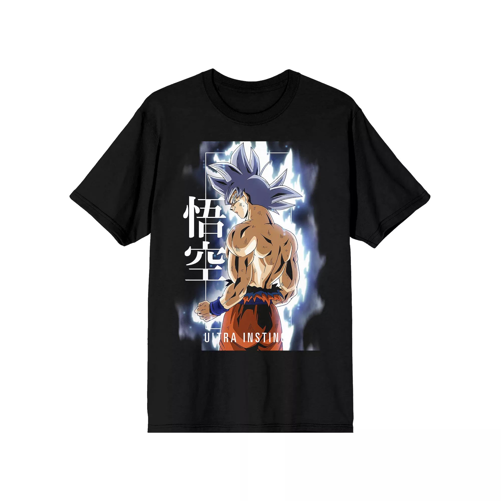 Men's Dragonball Ball Z Instinct Tee, Size: Large, Black Product Image