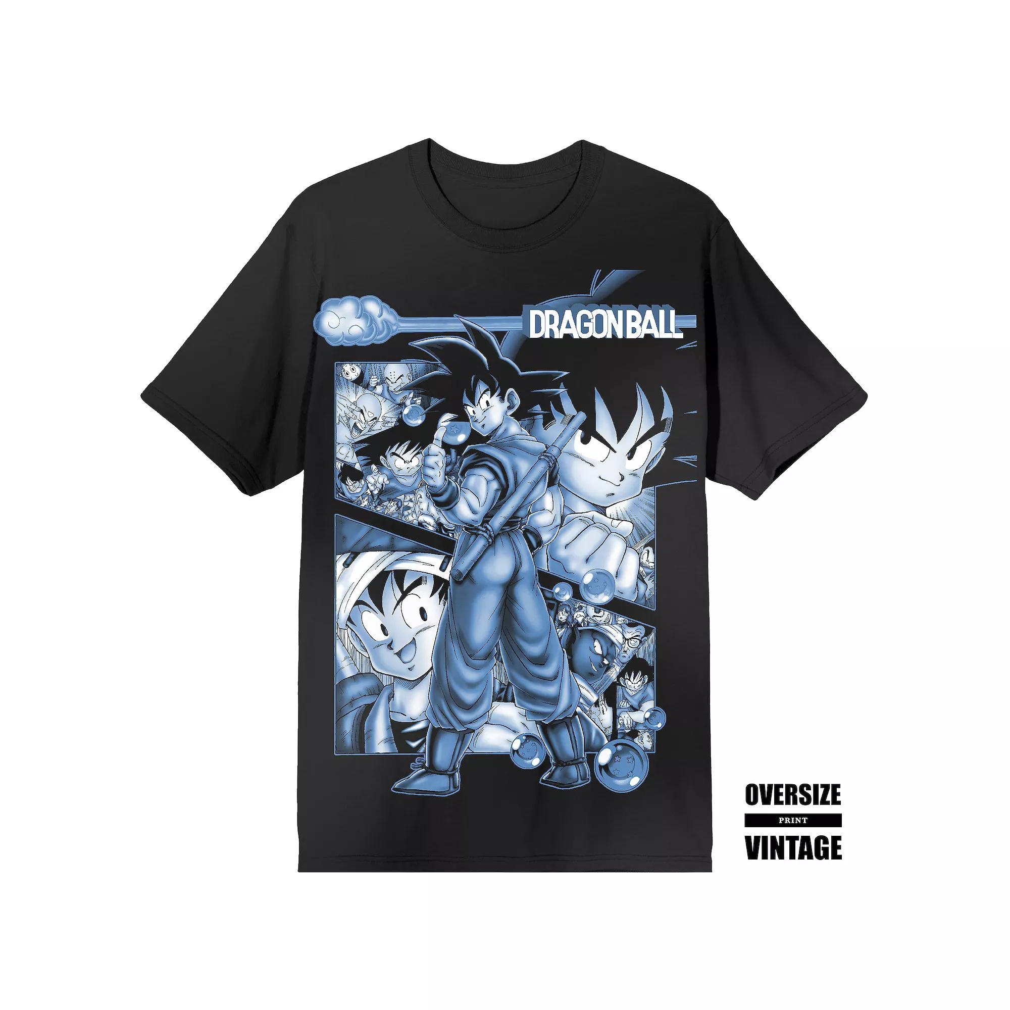 Mens Dragon Ball Oversize Goku Short Sleeve Graphic T-Shirt Product Image