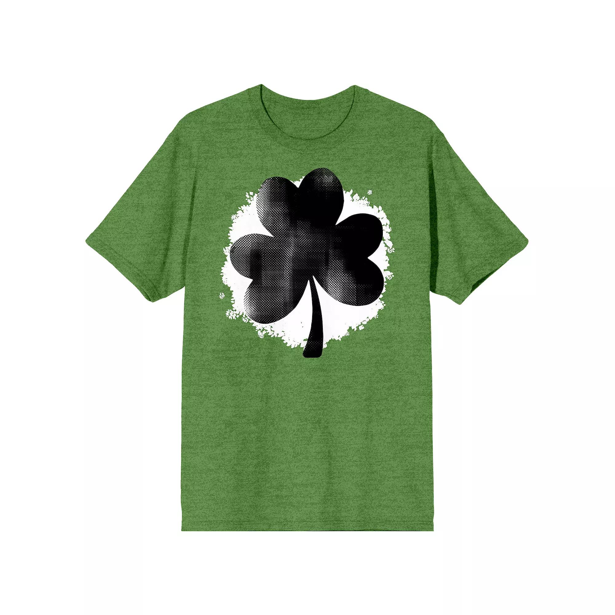 Men's St. Pats Black Cloverleaf Tee,  Product Image