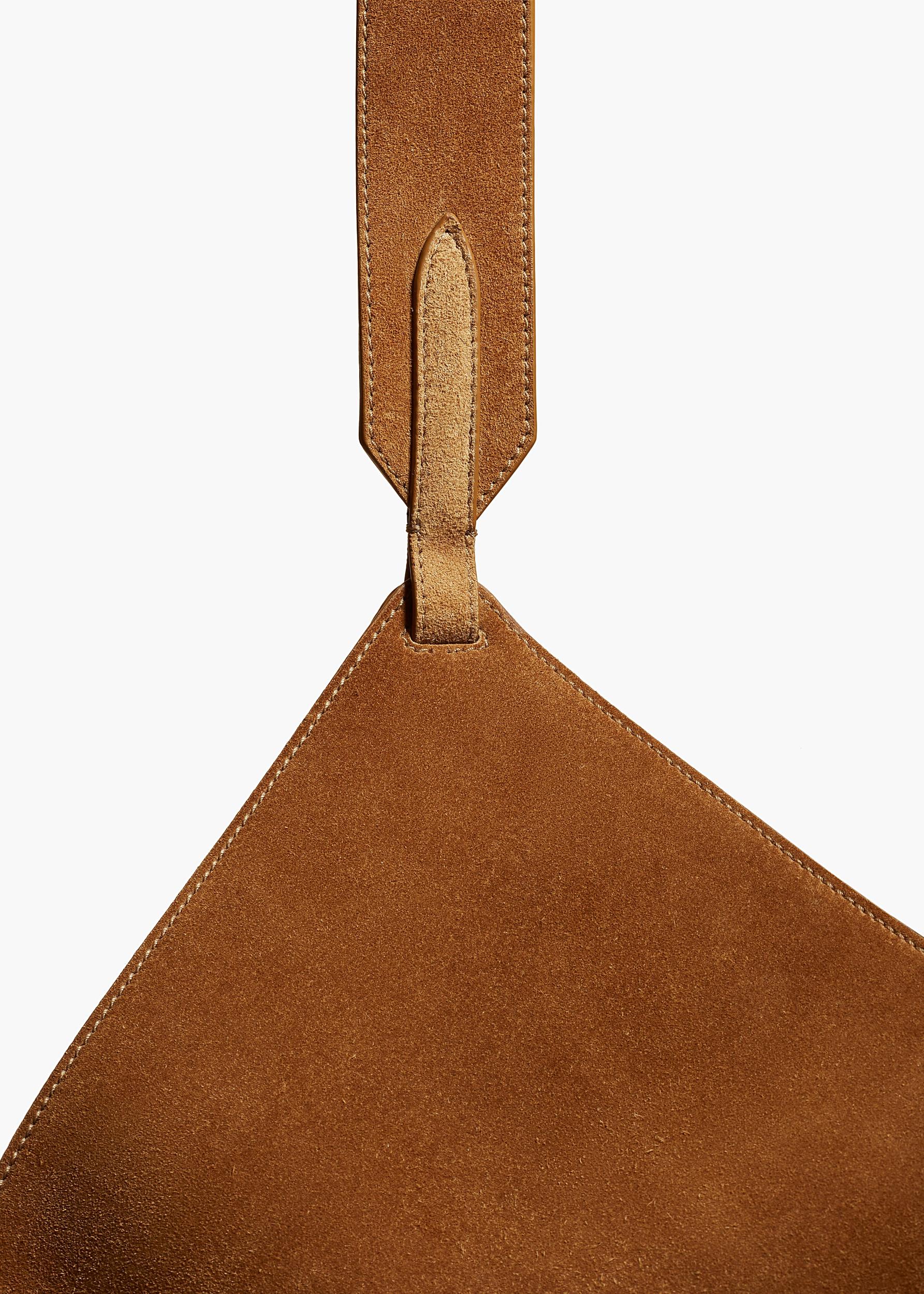 Medium Lotus Tote in Mud Suede Product Image