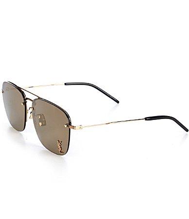 Womens Monogram Pin Metal 59MM Navigator Sunglasses Product Image