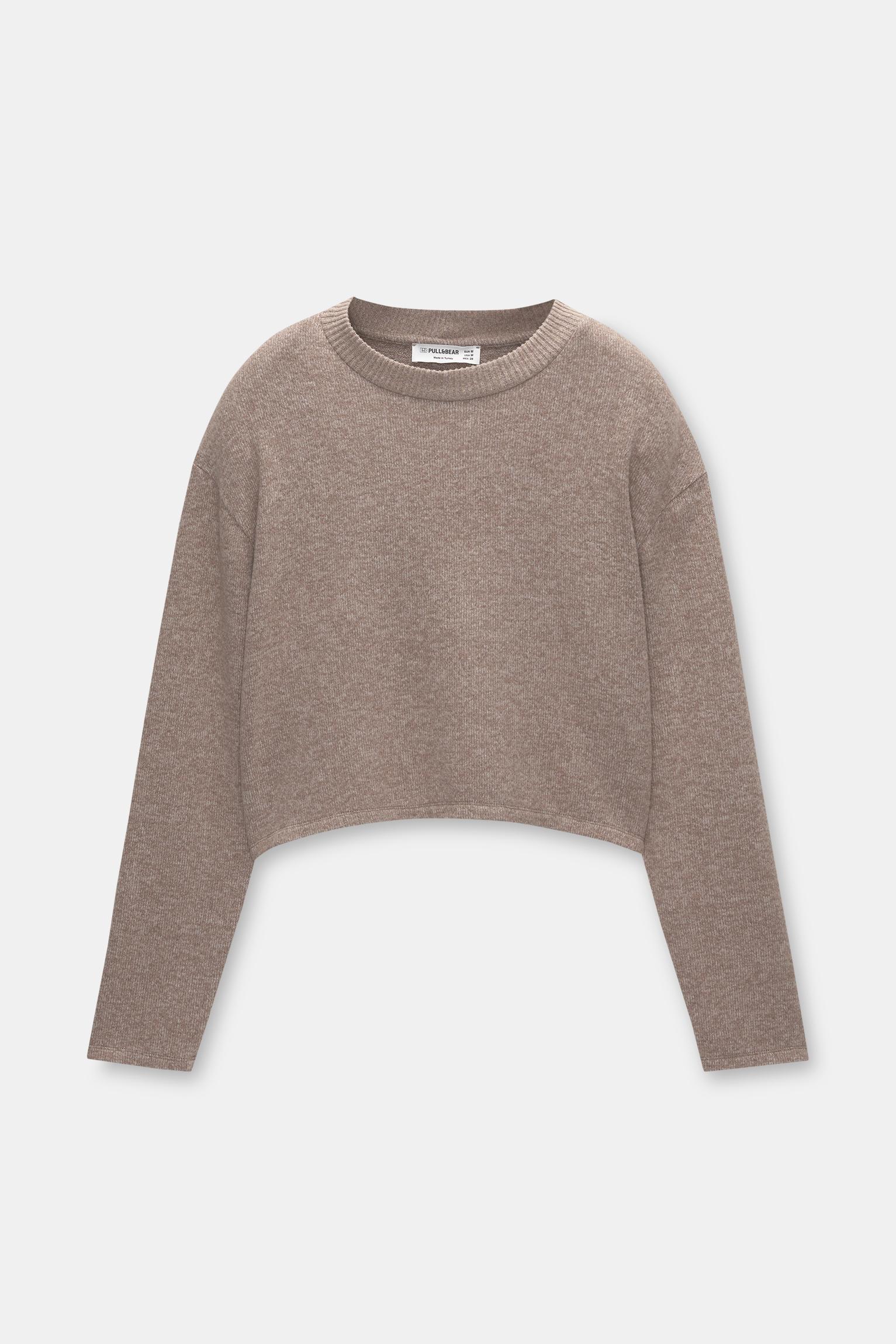 Soft touch cropped sweater Product Image