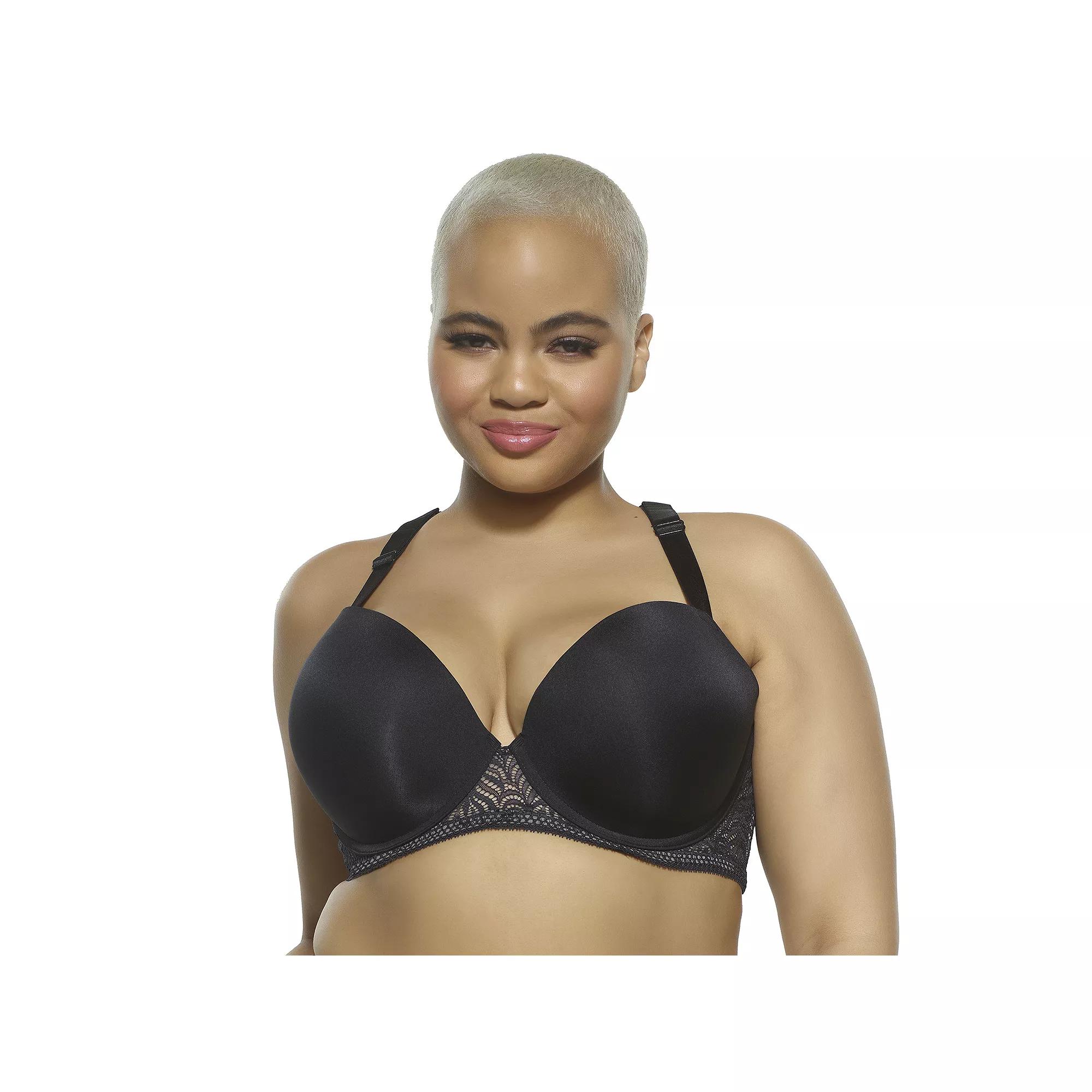 Paramour by Felina Carolina Lace-Back Full-Figure Contour Bra 115011, Women's,  Product Image